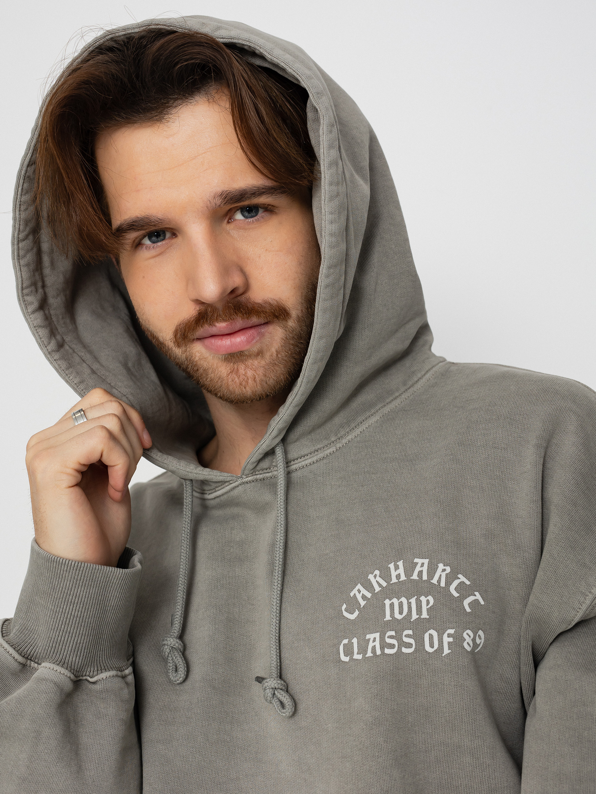 Carhartt WIP Class of 89 HD Kapucnis pulóver (marengo/white)