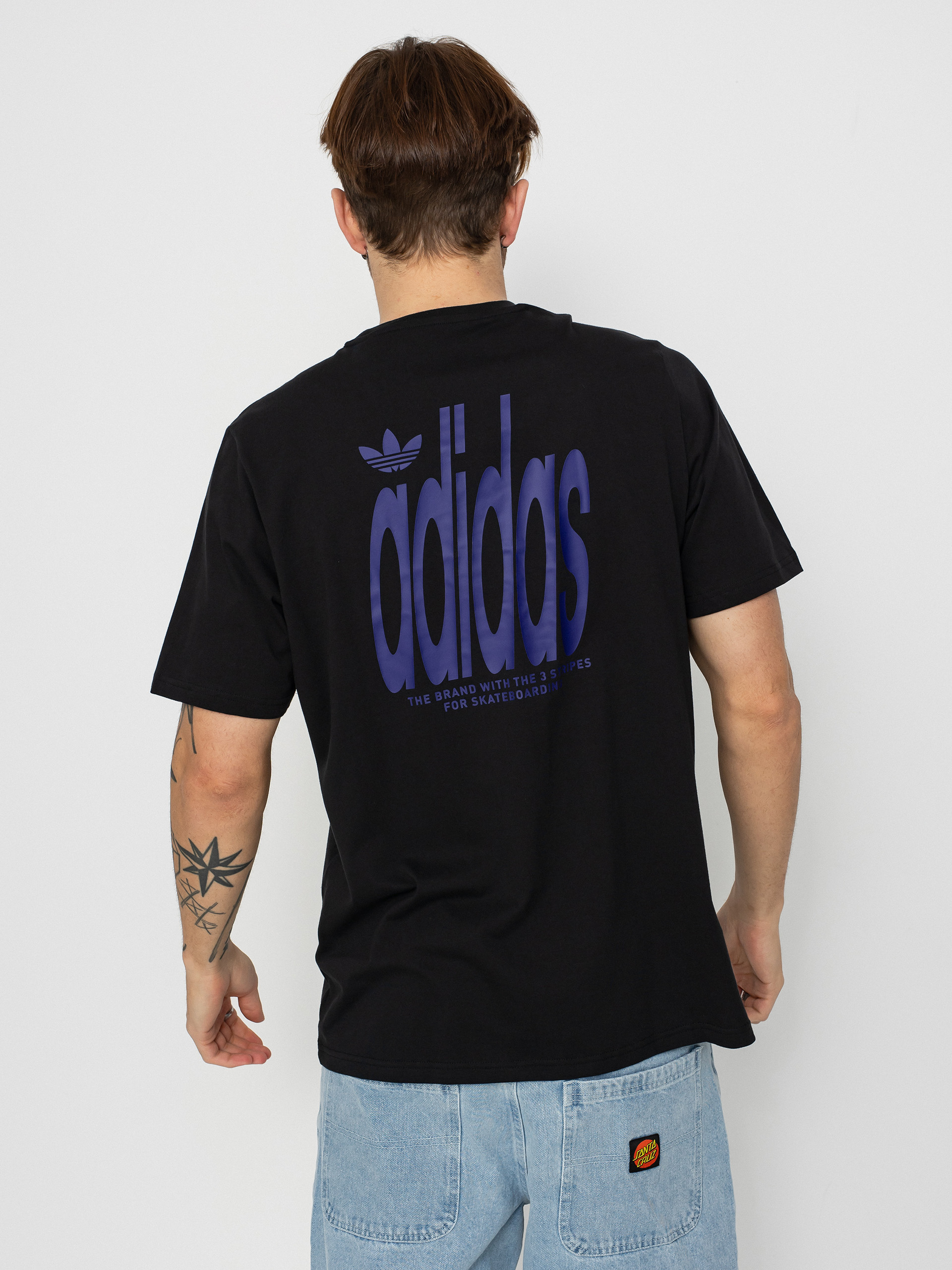 adidas 4.0 Stlogo Póló (black/cpurpl)