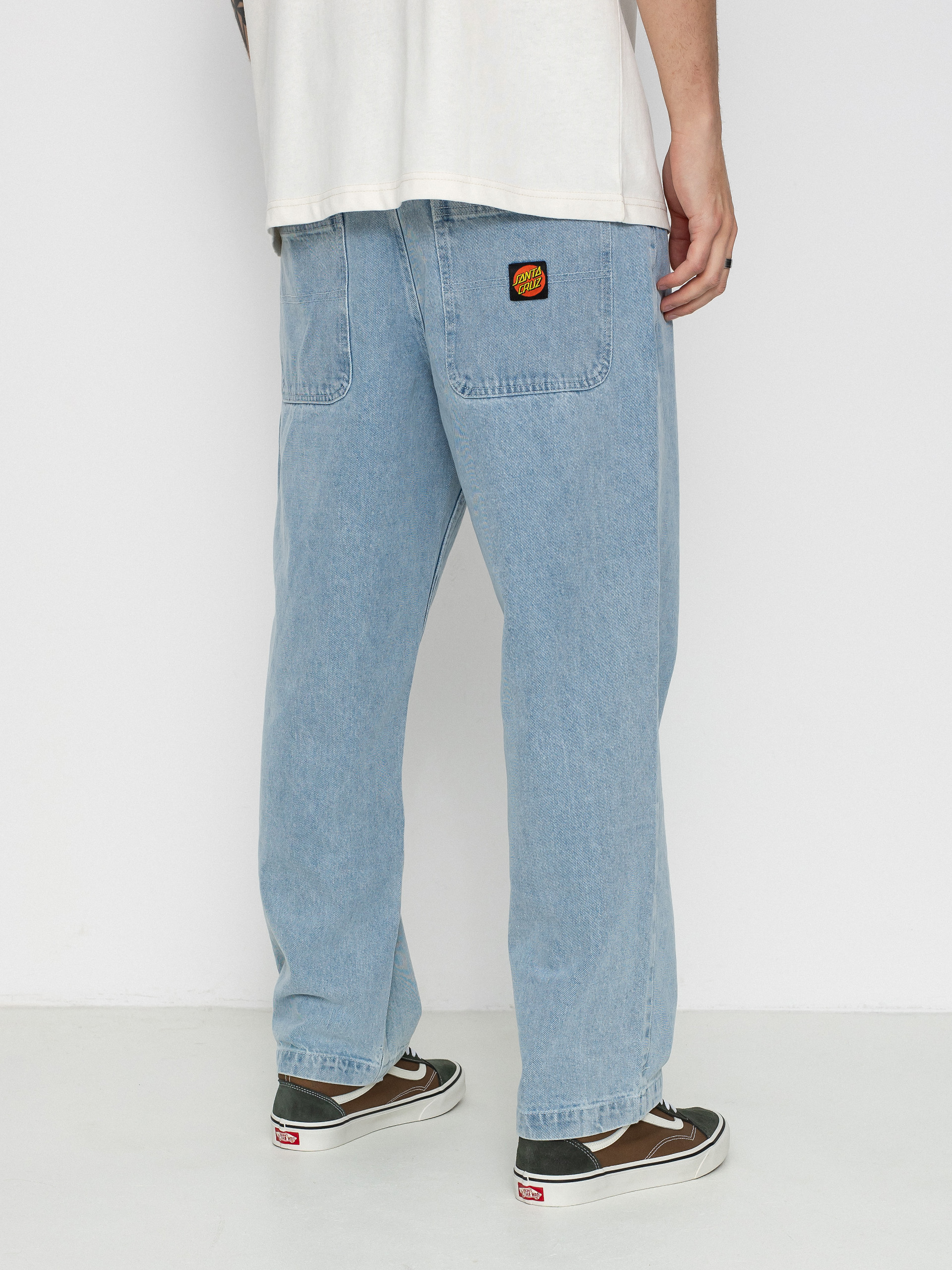 Santa Cruz Classic Label Jean Kisnadrág (stone wash)