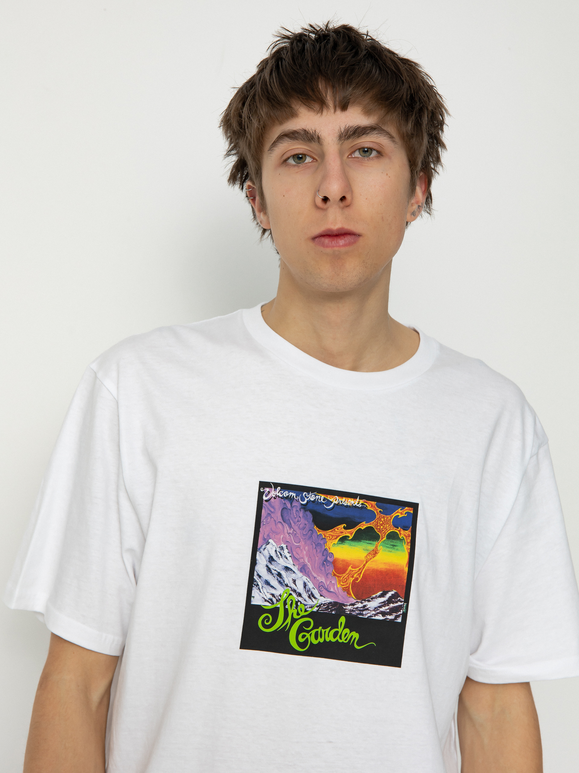 Volcom V Ent The Garden Bsc Póló (white)