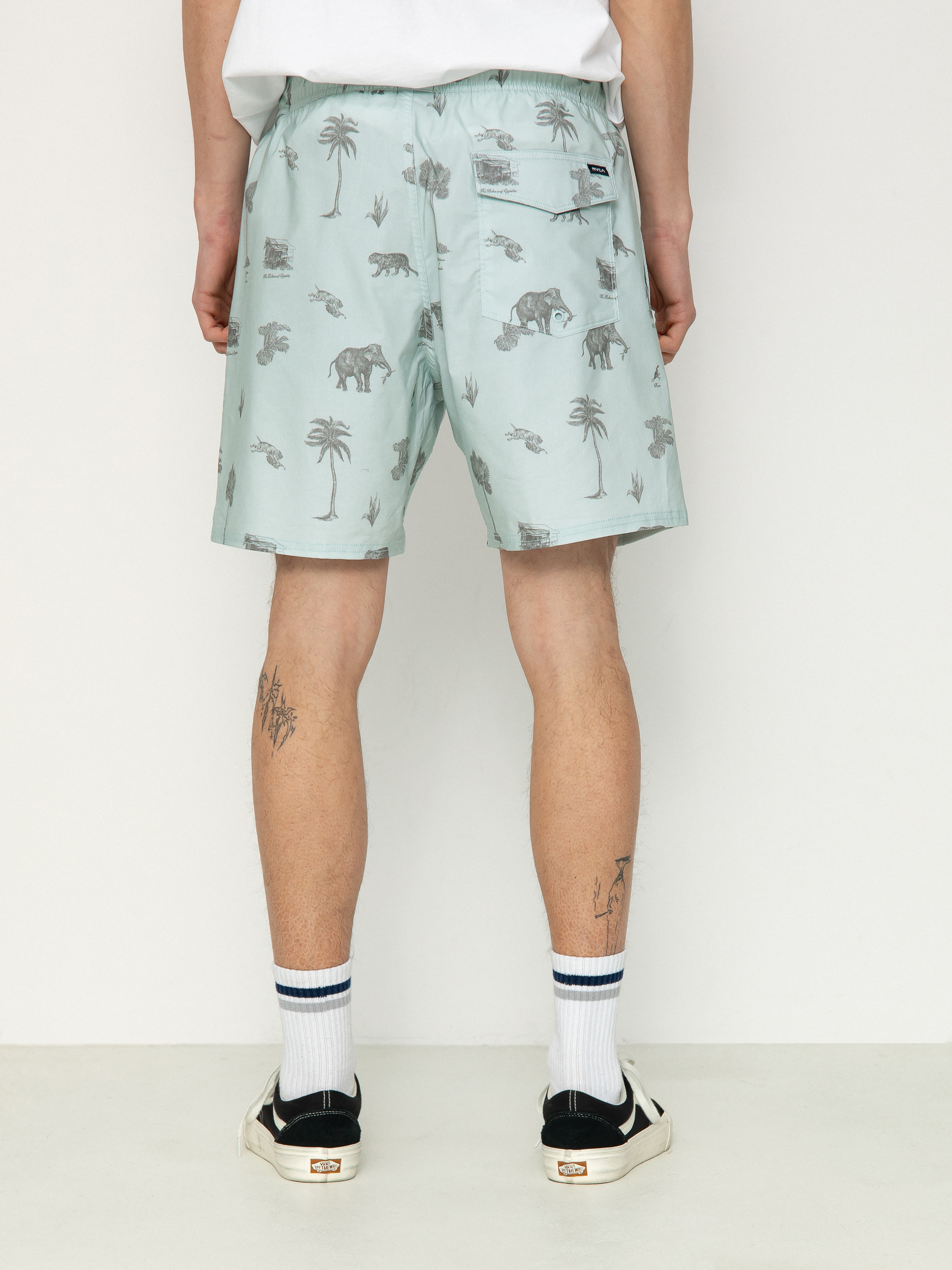 RVCA Barnes Elastic Boardshort (cool blue)