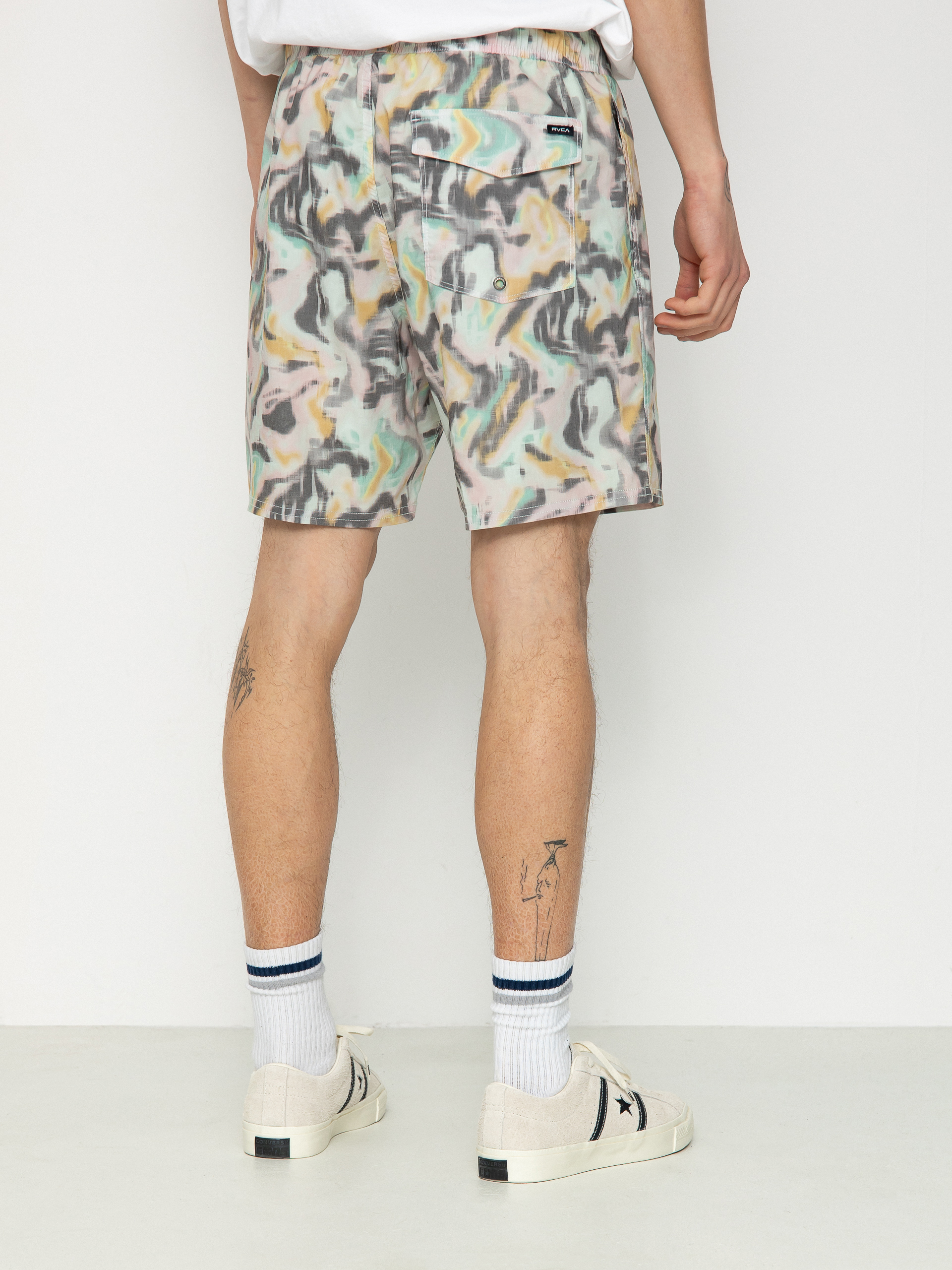 RVCA Manic Elastic Boardshort (light blue)