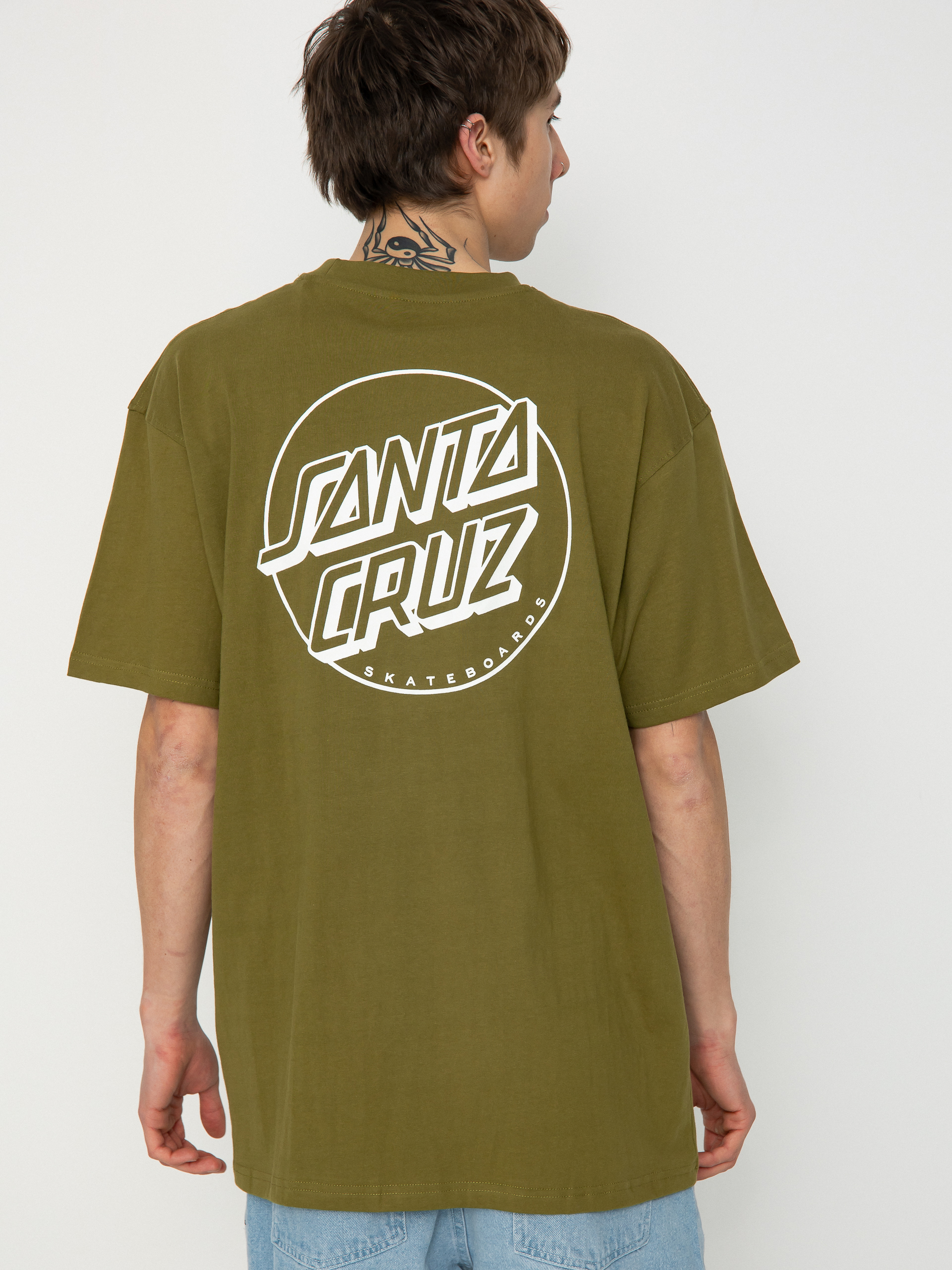 Santa Cruz Opus Dot Stripe Póló (sea kelp)