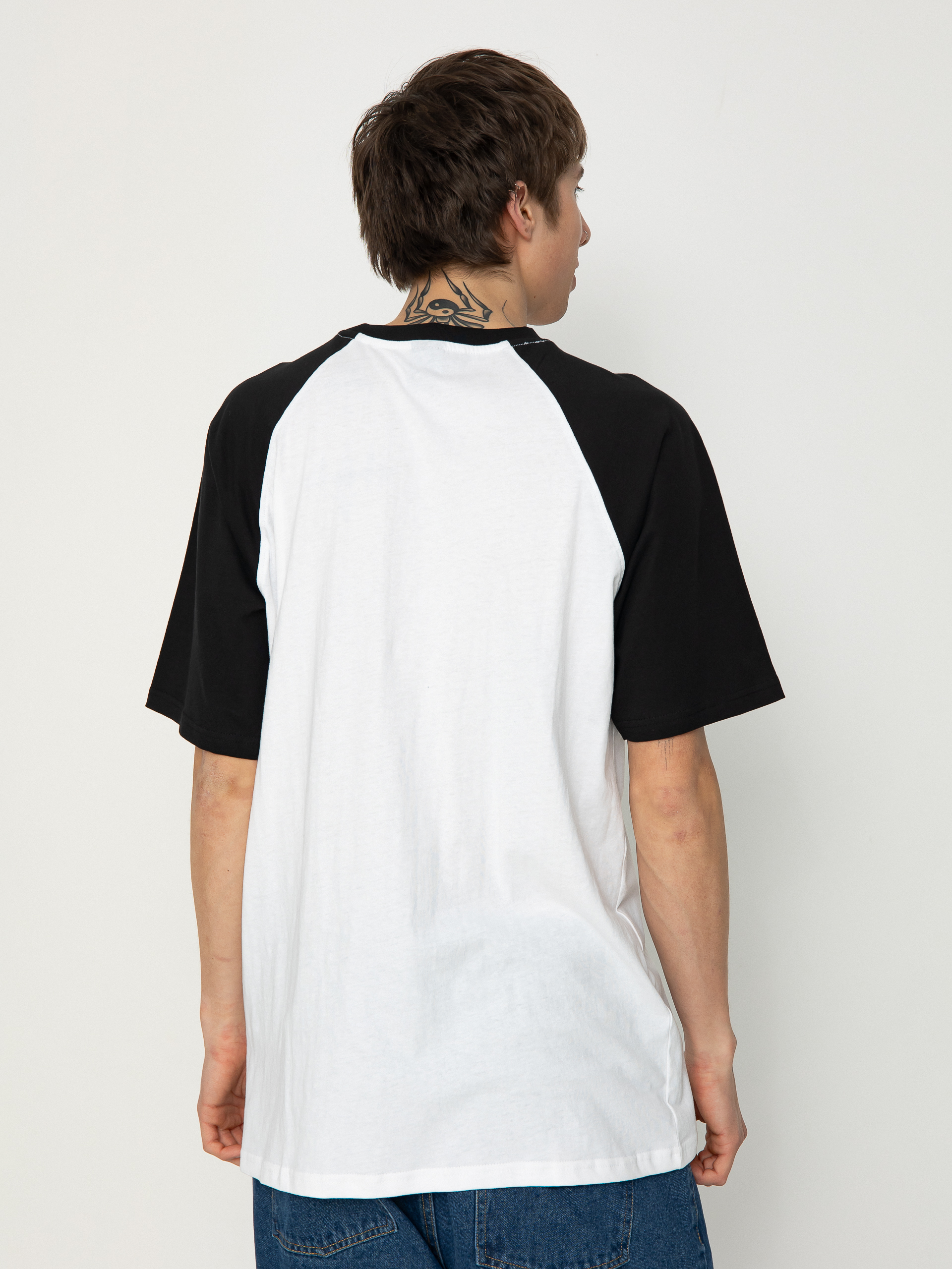 Santa Cruz Screaming Wave Front Raglan Póló (white/black)