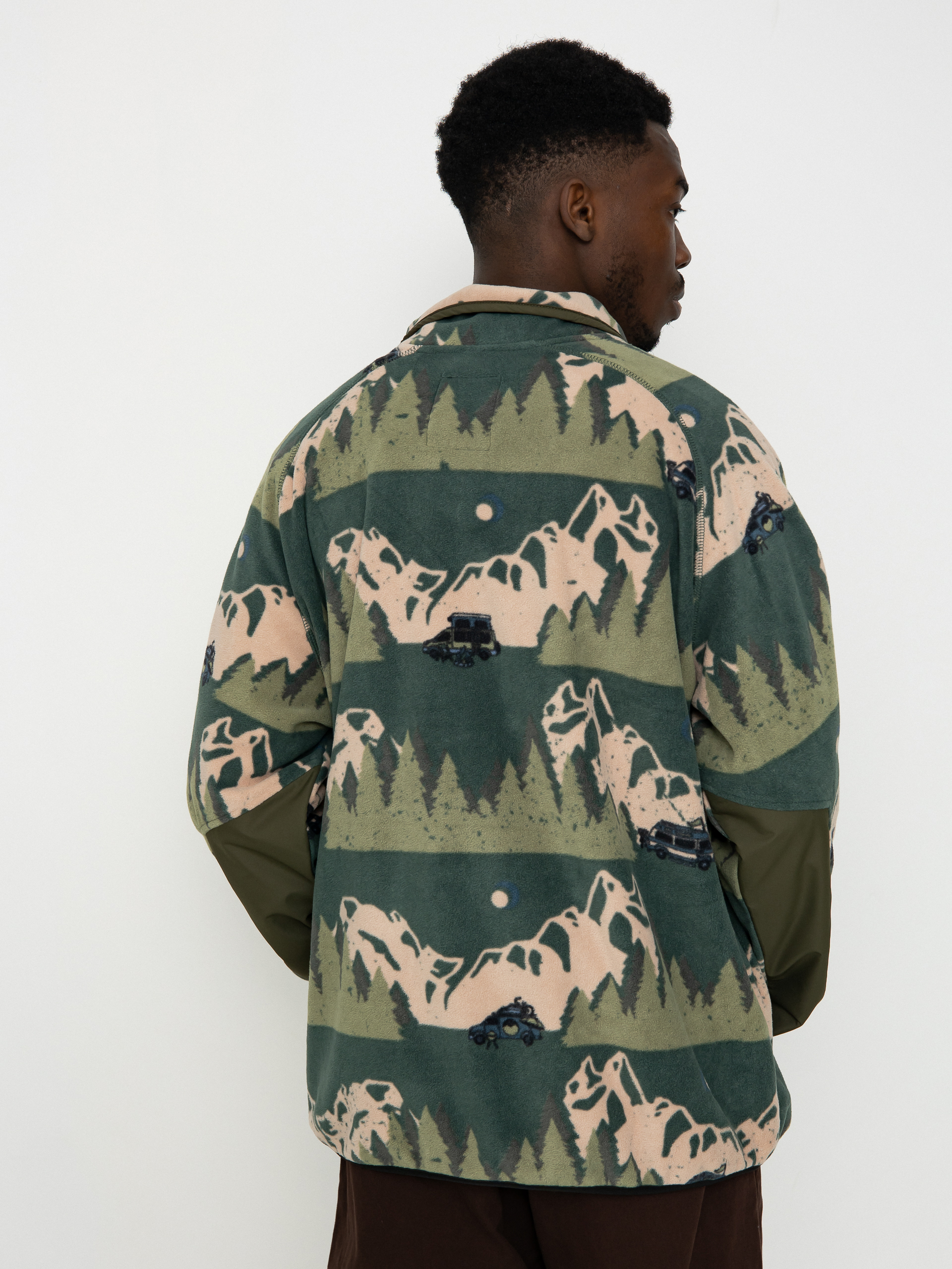 Férfi Polár pulóver Kavu Teannaway (getaway van)