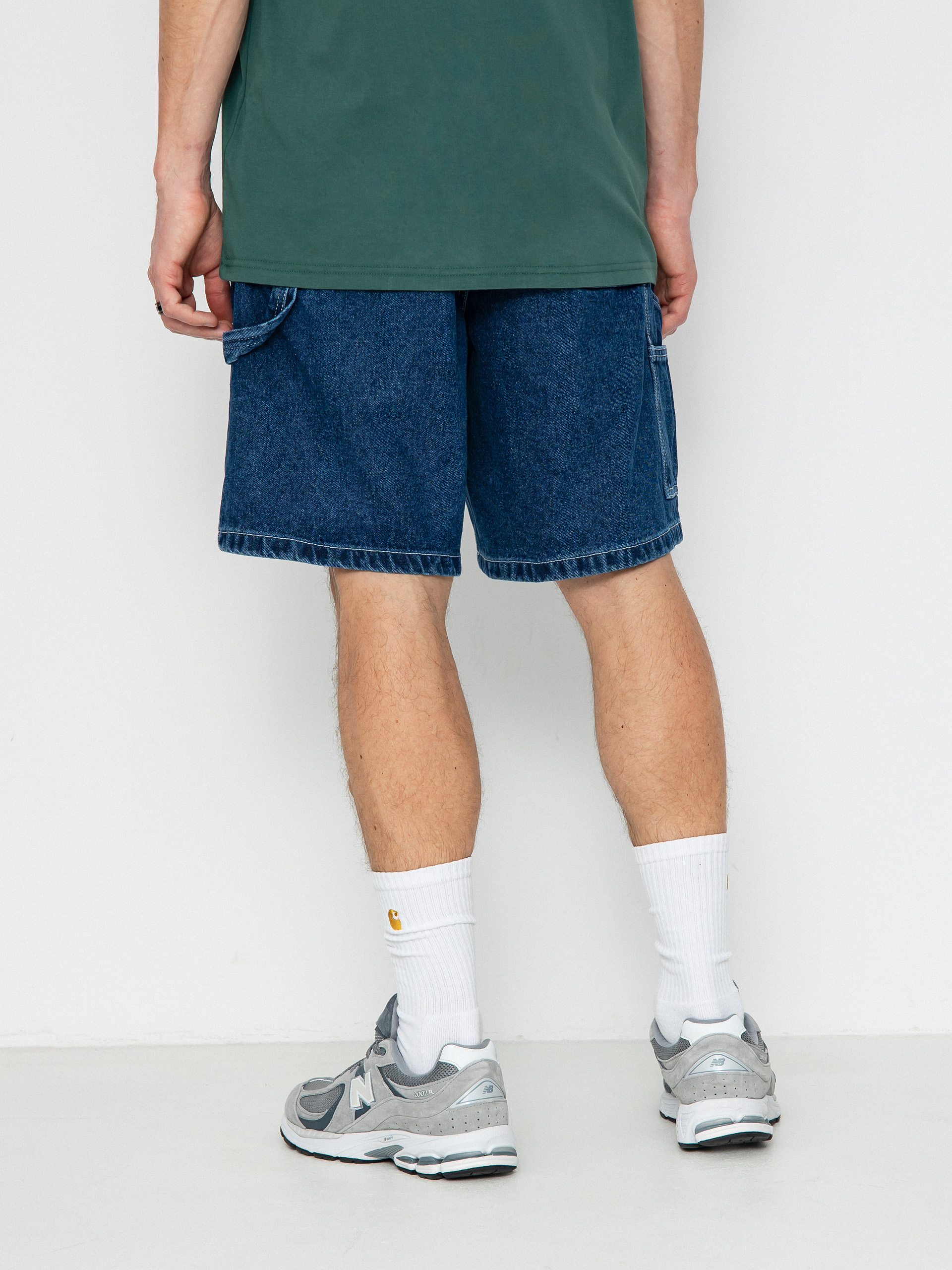 OBEY Bigwig Denim Carpenter Rövidnadrág (stone wash indigo)