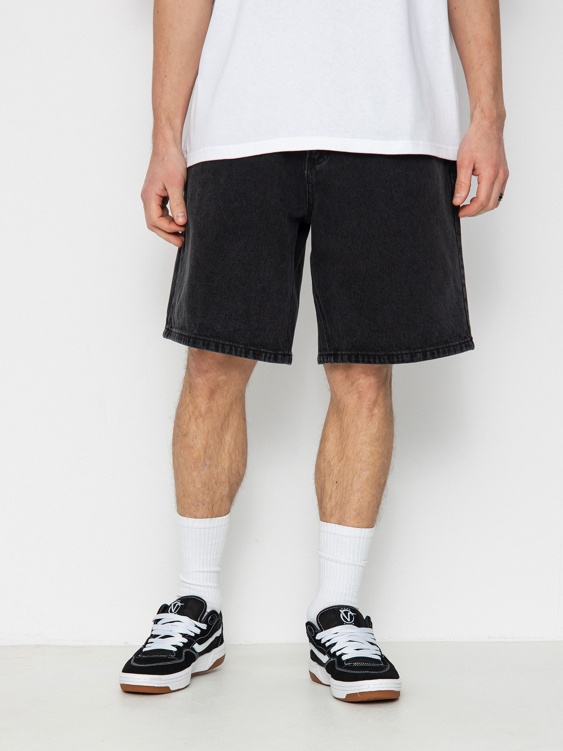 OBEY Bigwig Baggy Denim Ru00f6vidnadru00e1g (faded black)