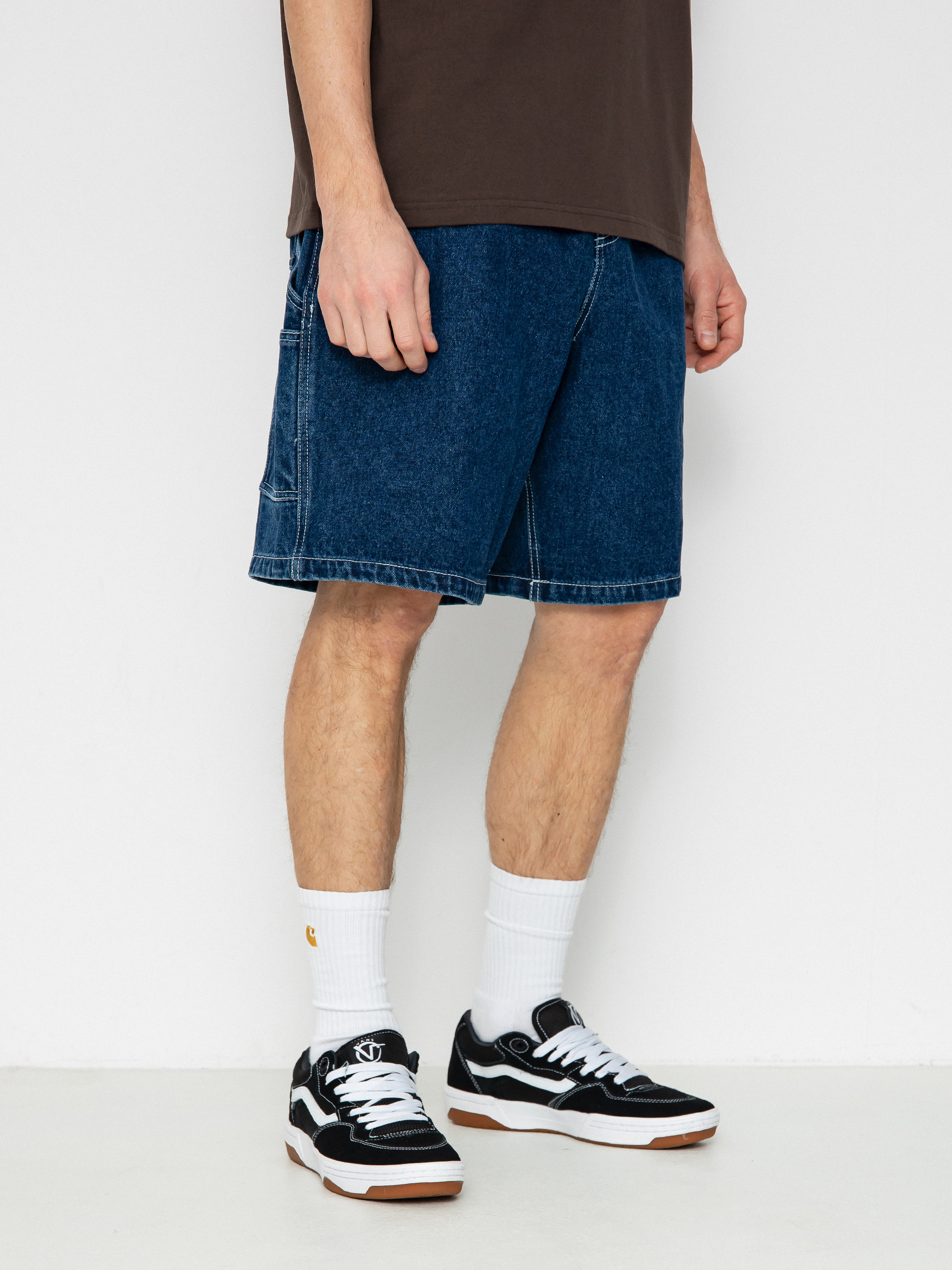 OBEY Easy Denim Carpenter Rövidnadrág (stone wash indigo)