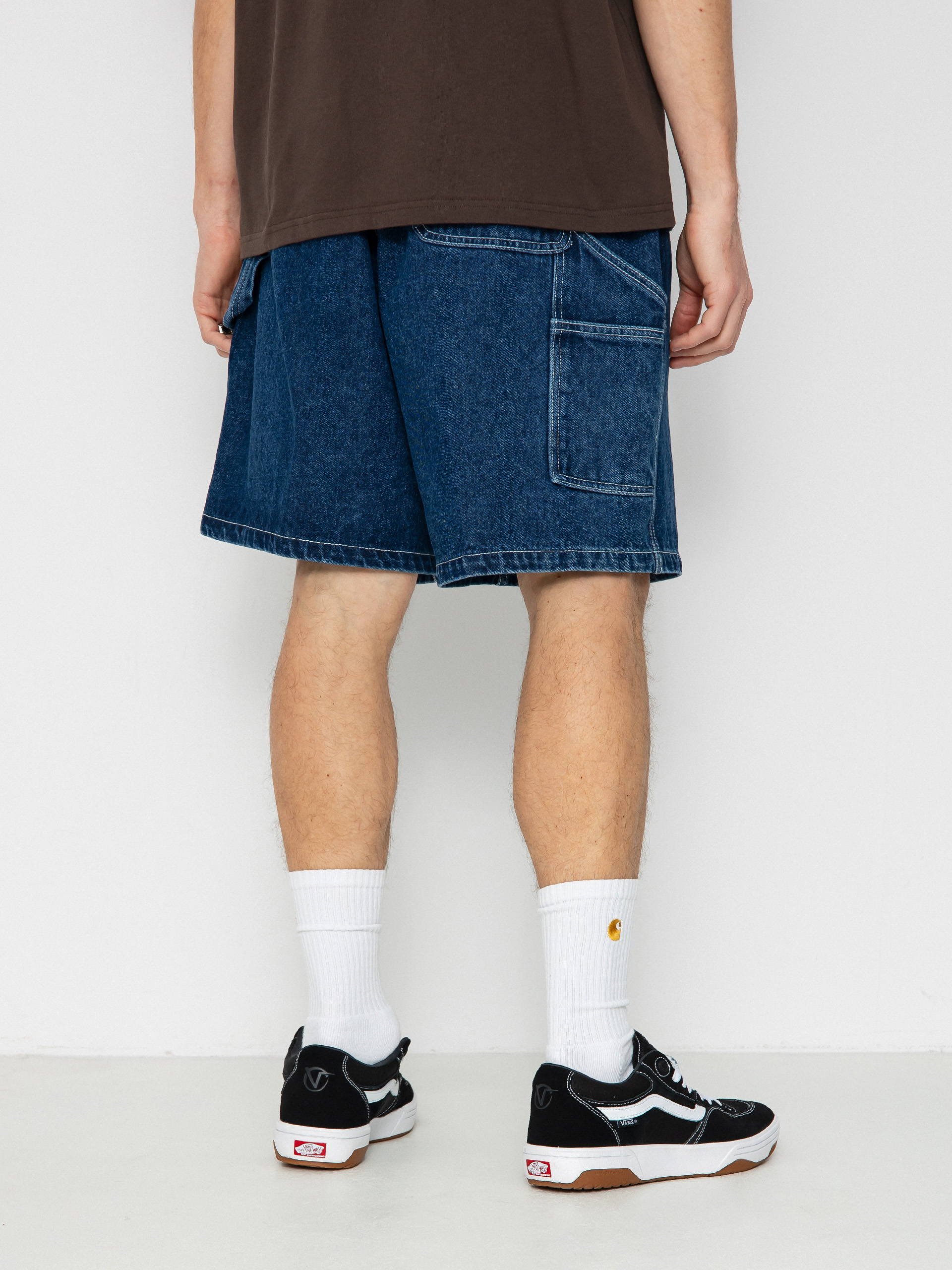 OBEY Easy Denim Carpenter Rövidnadrág (stone wash indigo)