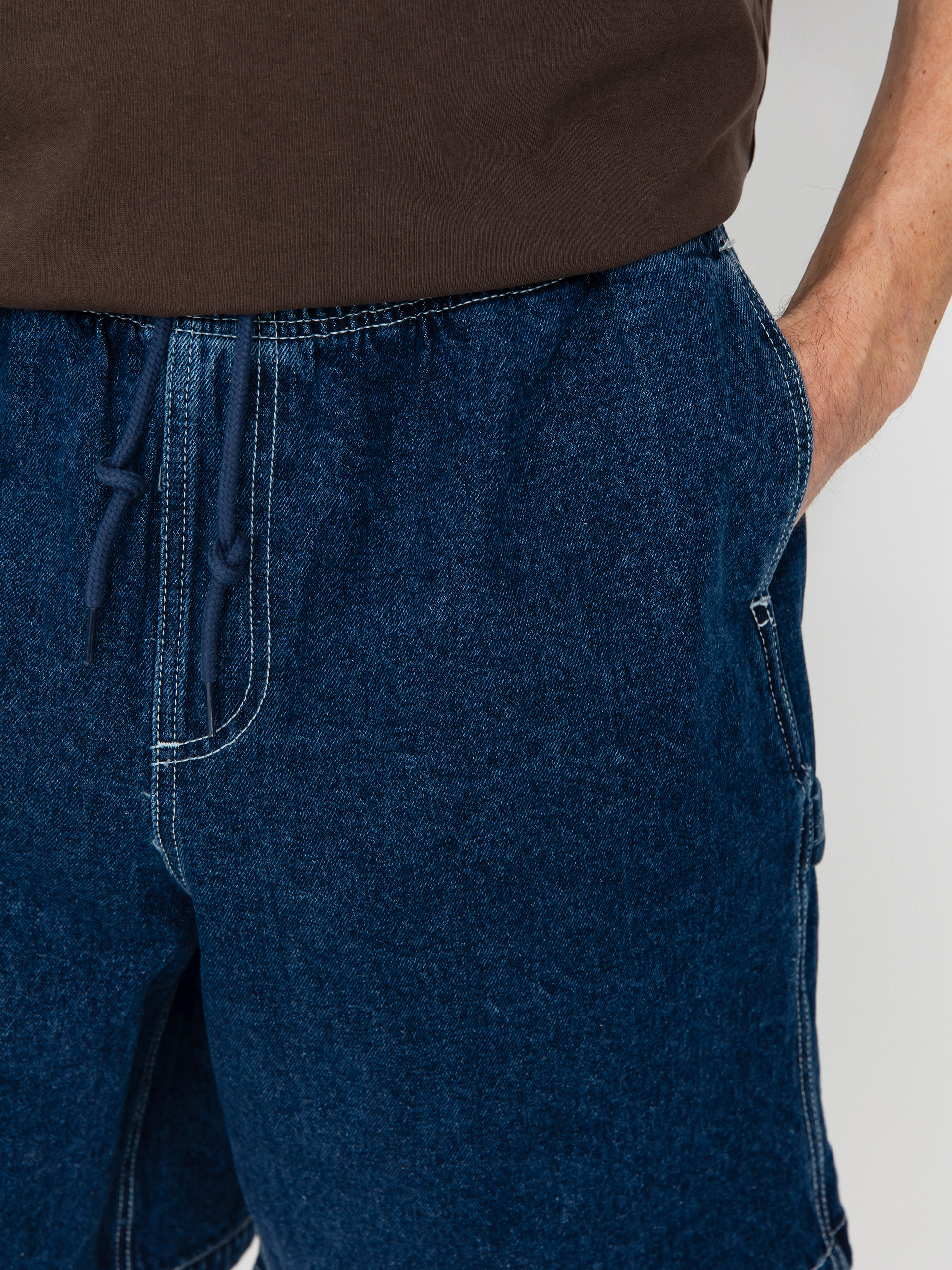 OBEY Easy Denim Carpenter Rövidnadrág (stone wash indigo)