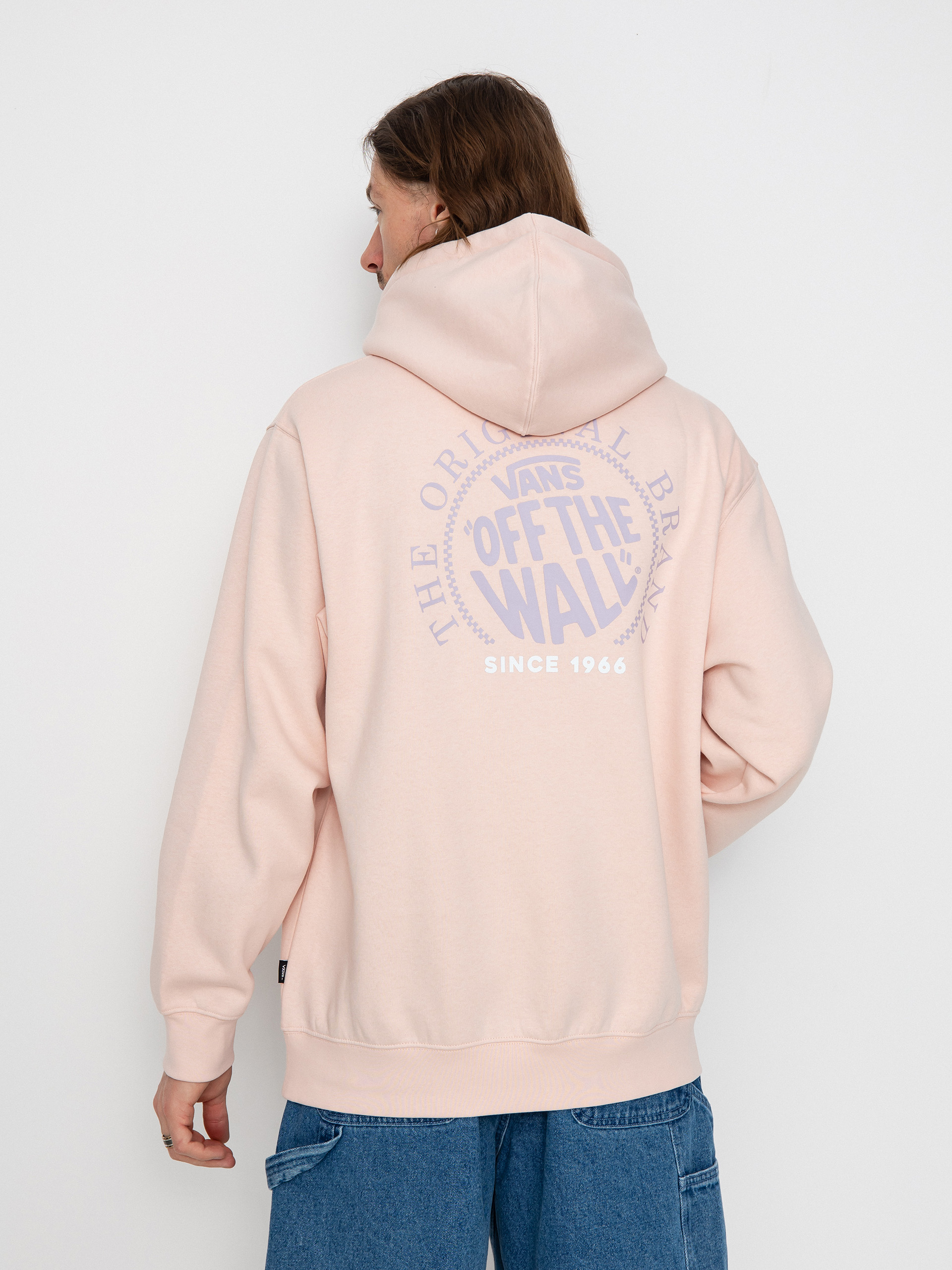 Vans Vans Circle Loose Fit Fleece HD Kapucnis pulóver (chintz rose)