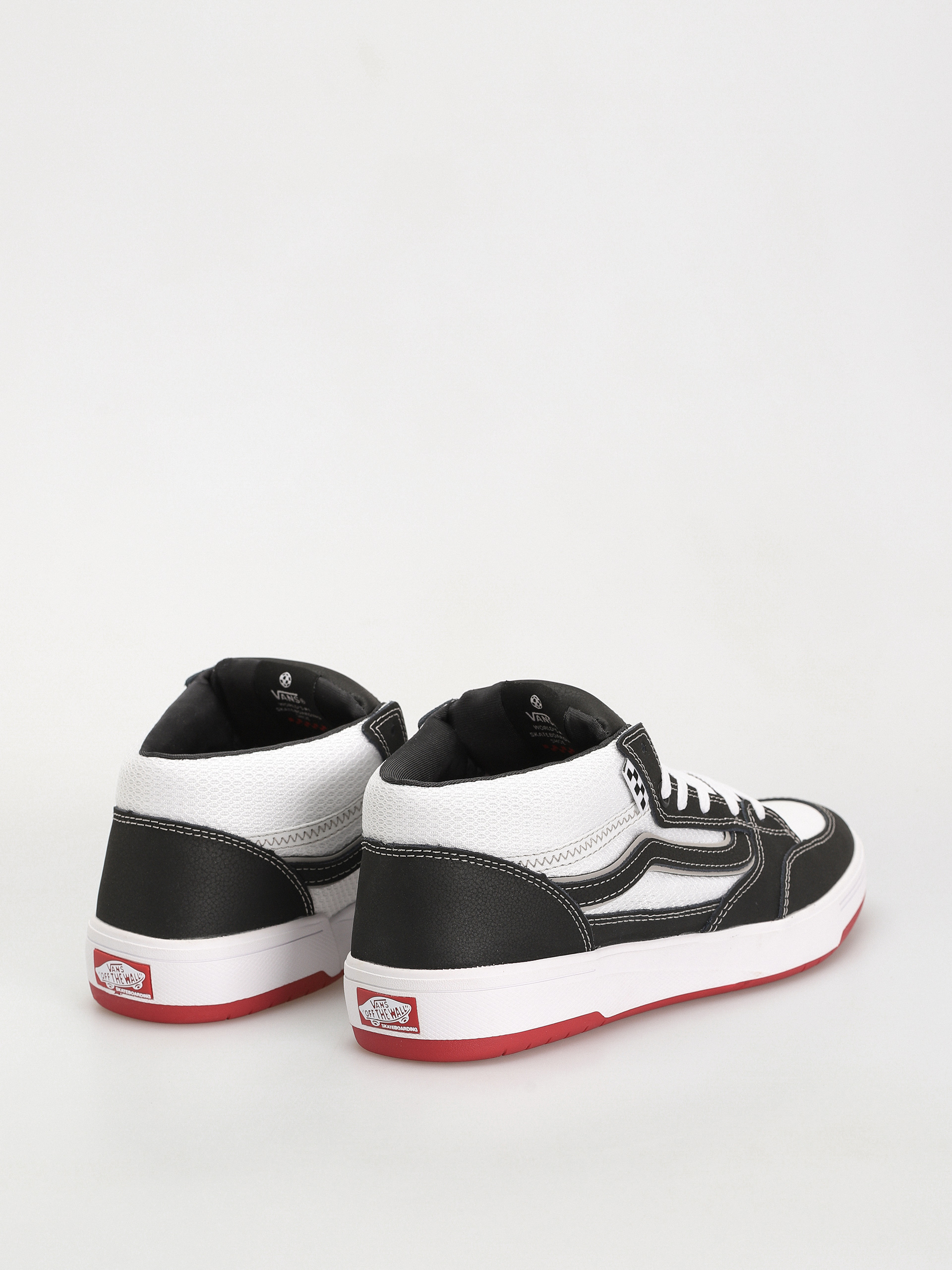 Cipők Vans Zahba Mid (black/white/red)