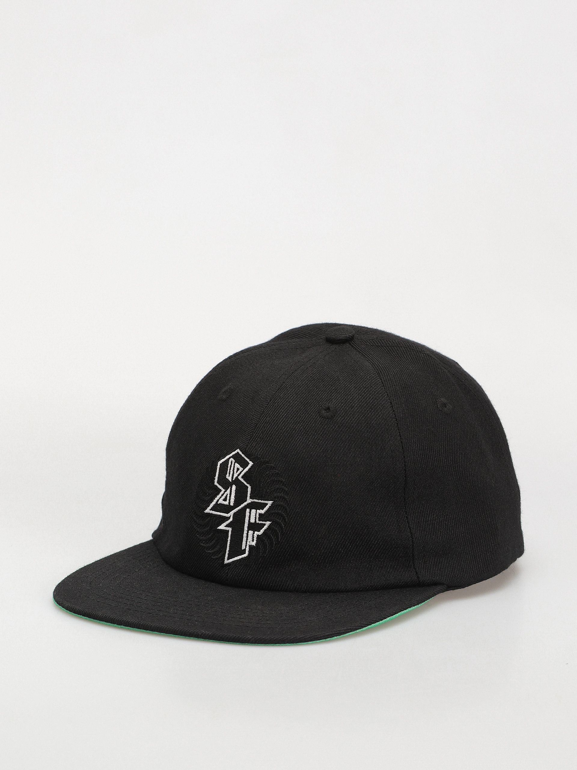 Spitfire Adj Spitball Swirl Strapback Baseball sapka (black)