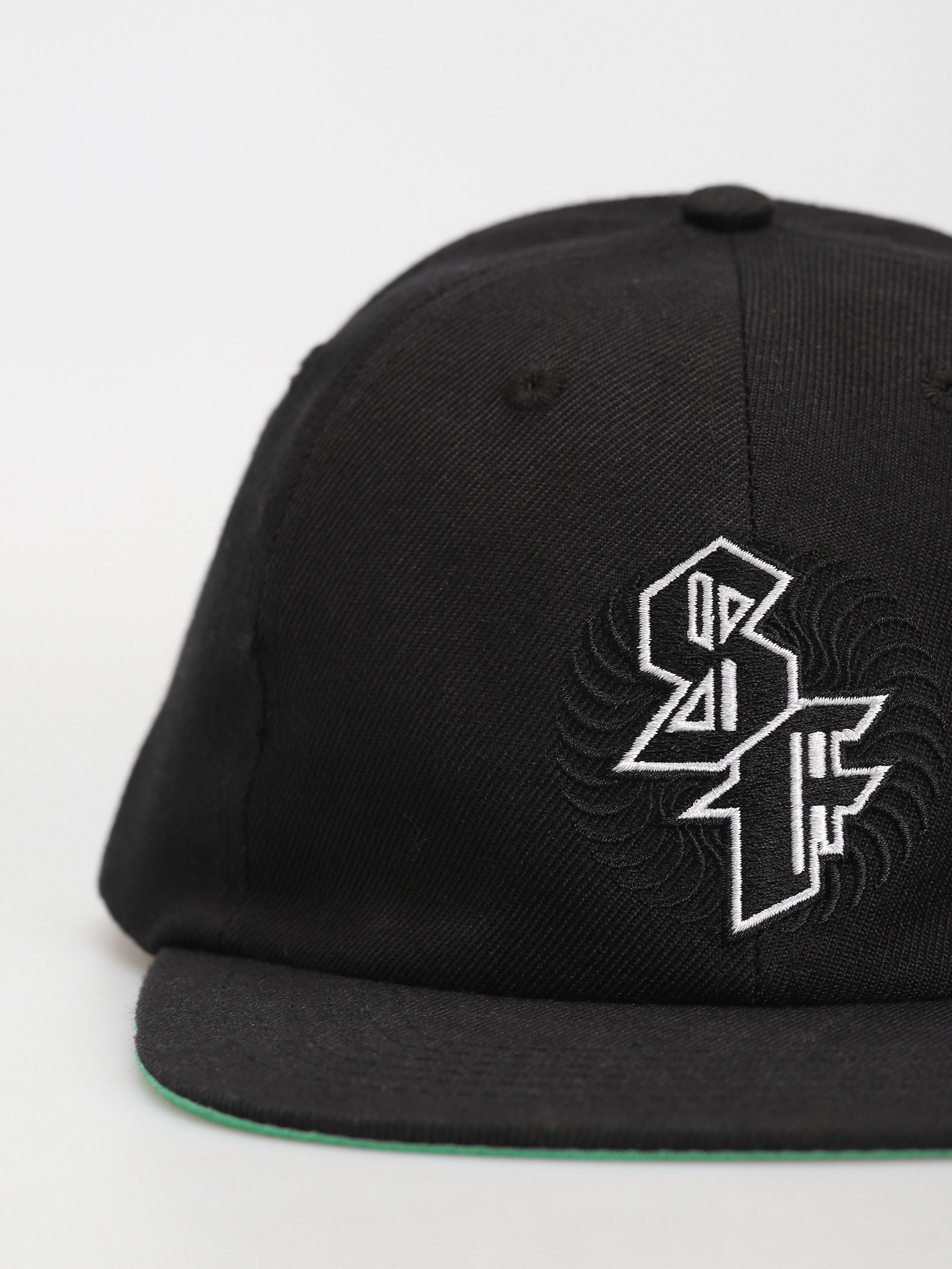 Spitfire Adj Spitball Swirl Strapback Baseball sapka (black)