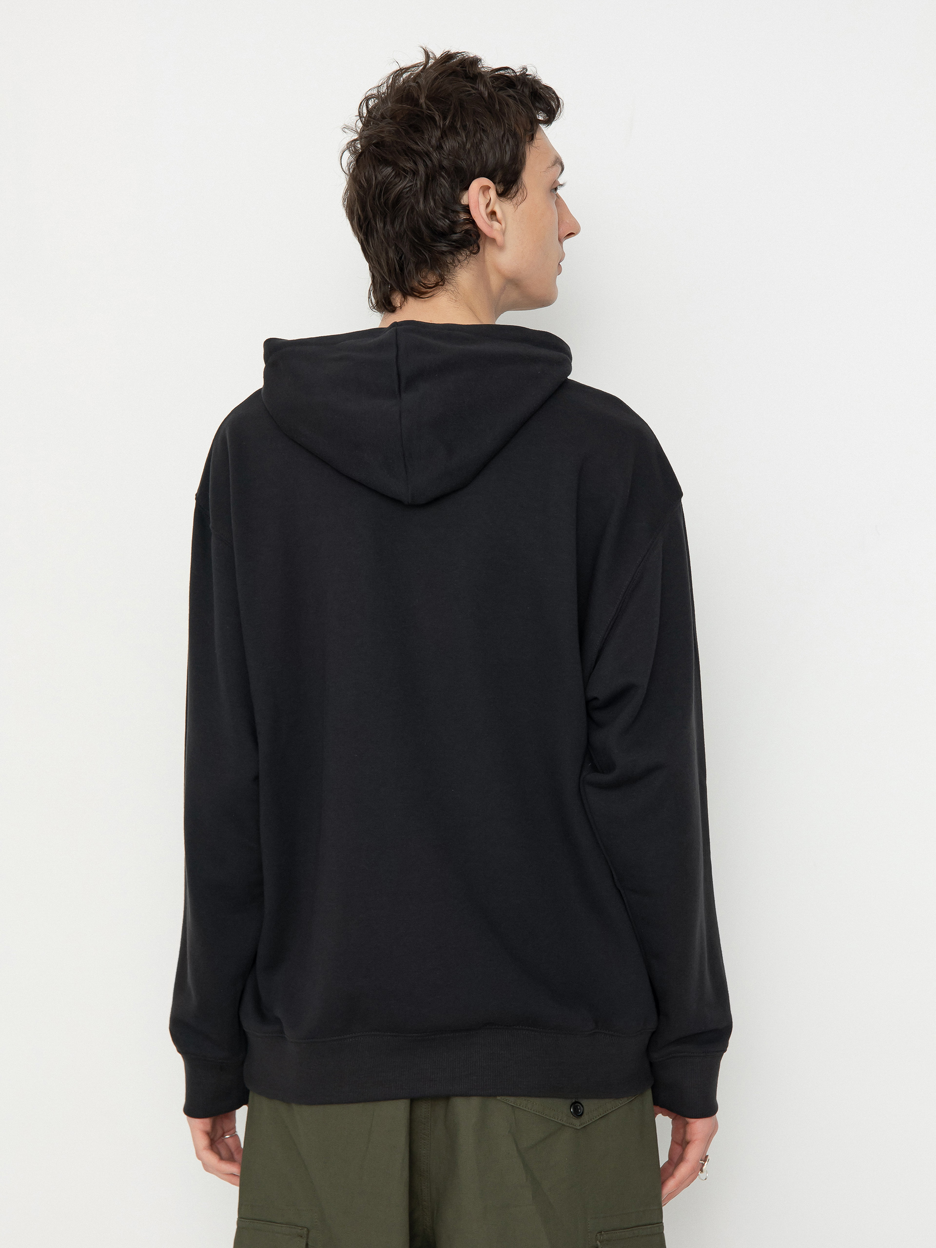 Kapucnis pulóver New Balance Small Logo French Terry HD (black)