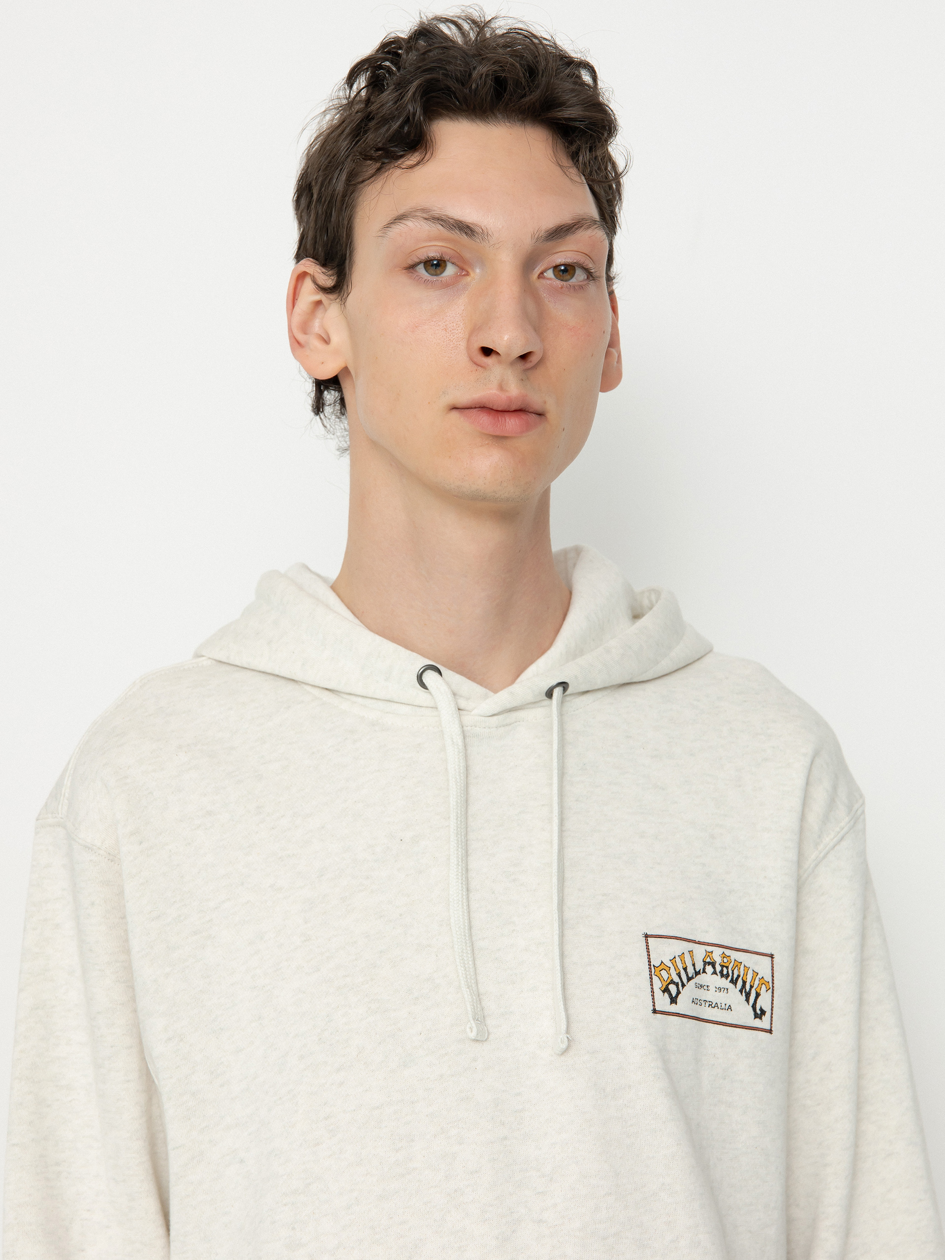 Kapucnis pulóver Billabong Short Sands HD (light grey heather)