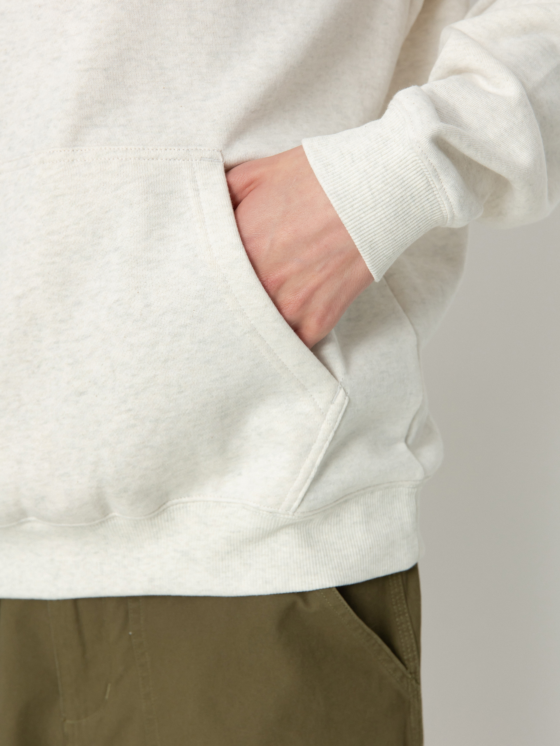 Kapucnis pulóver Billabong Short Sands HD (light grey heather)