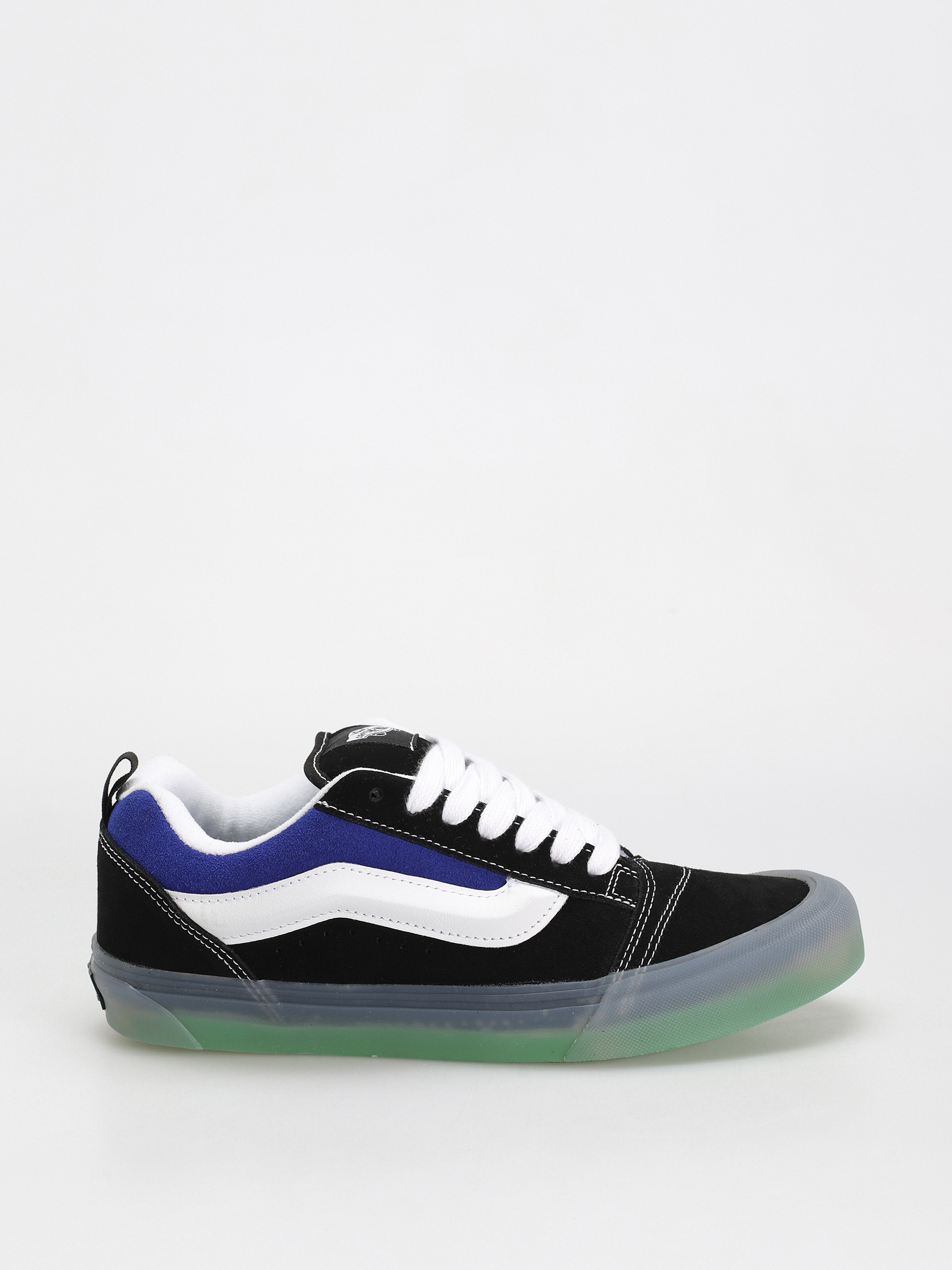 Vans Knu Skool Cipők (translucent black/blue)