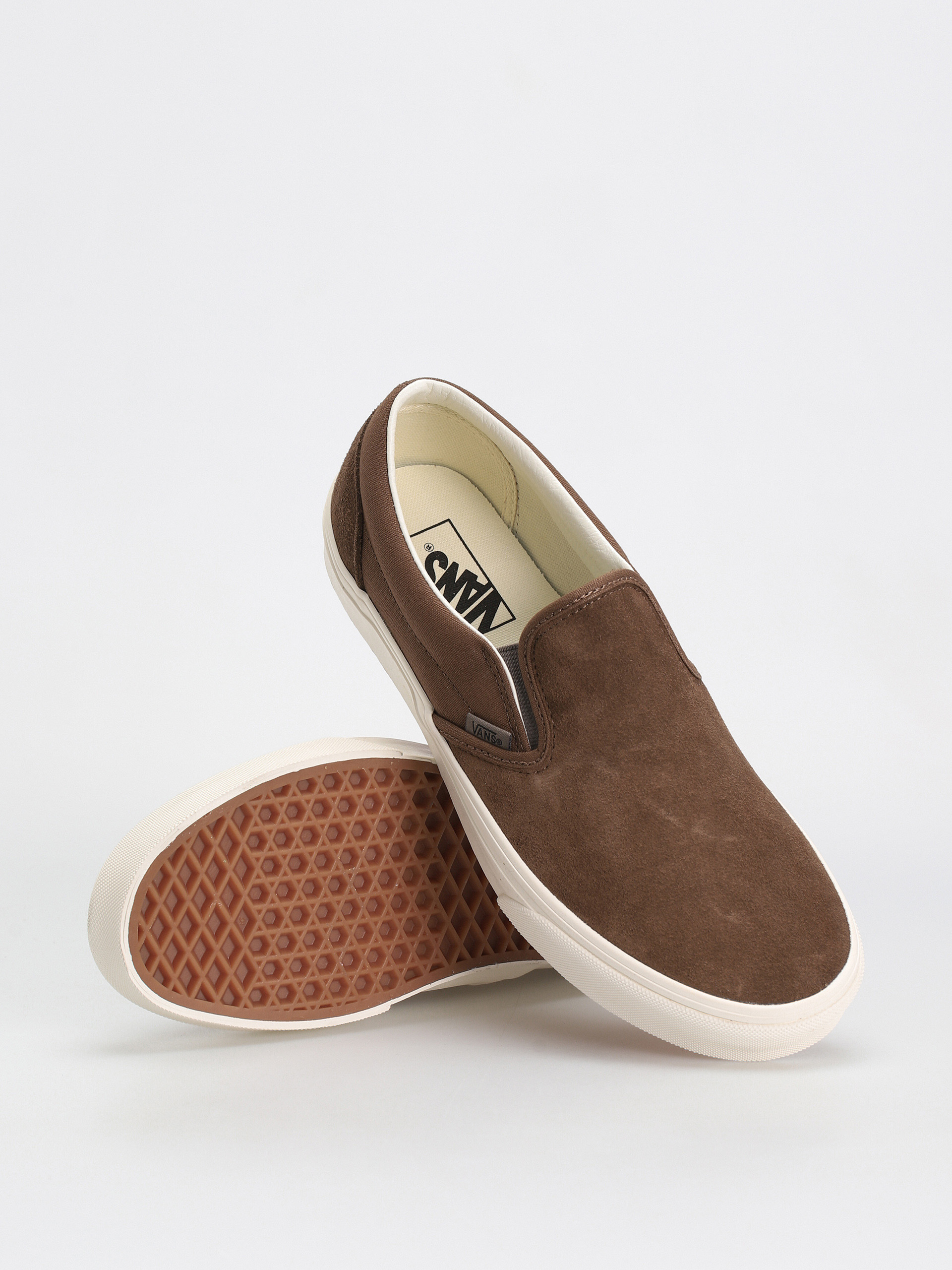 Vans Classic Slip On Cipők (canvas/suede coffee liqueur)