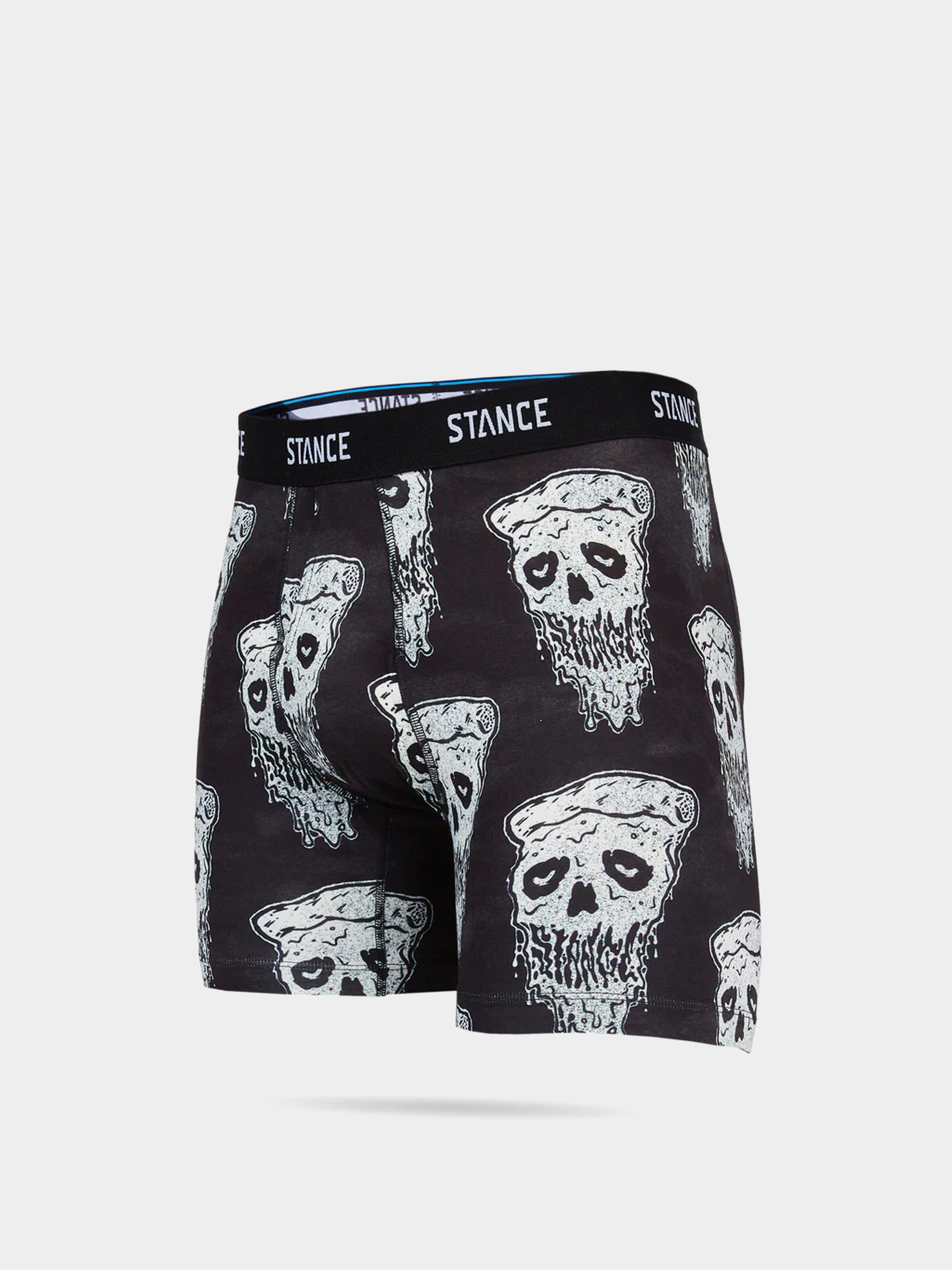 Alsónemű Stance Pizza Face Boxer Brief (black white)