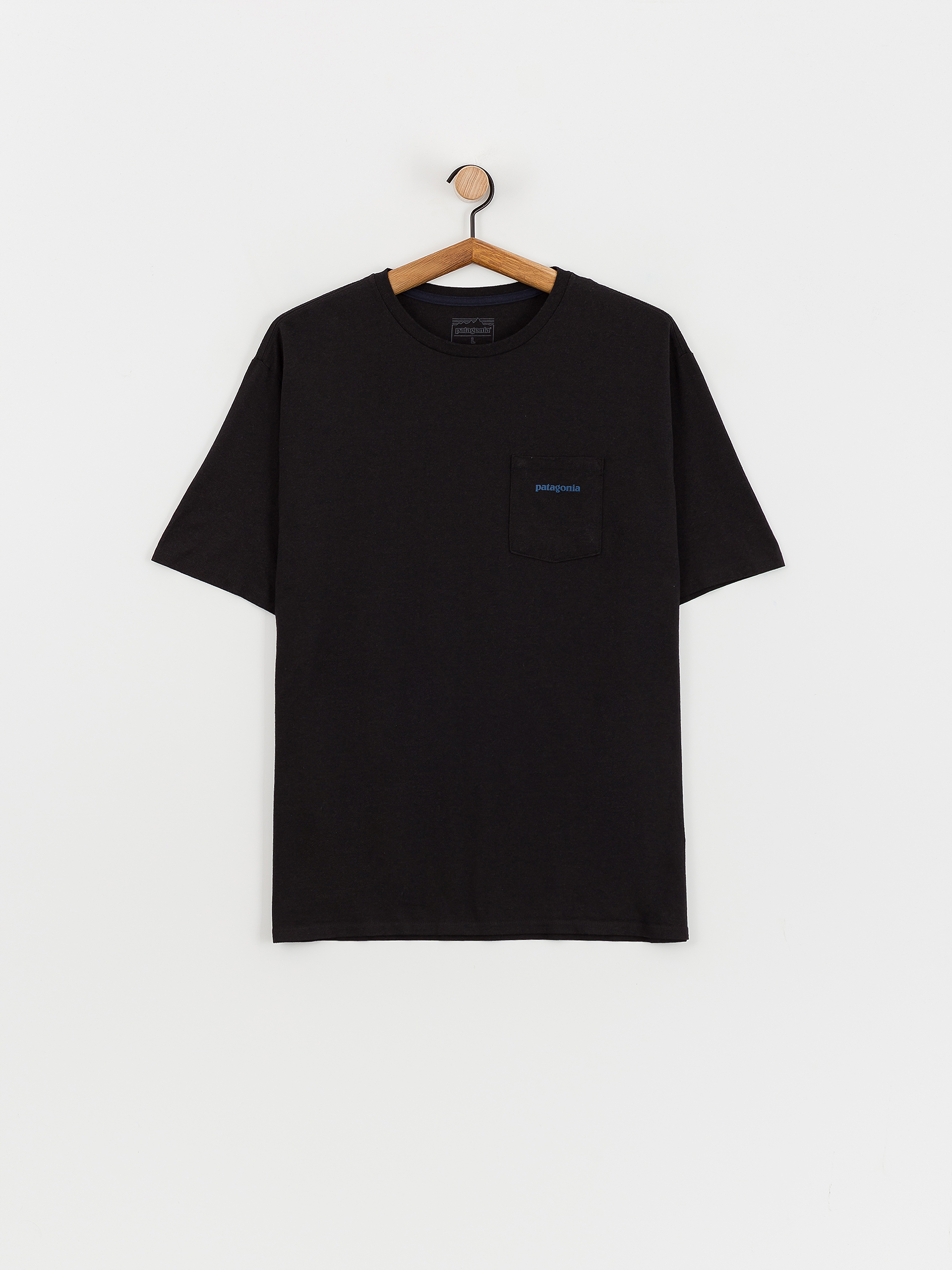 Patagonia Boardshort Logo Pocket Responsibili Póló (ink black)