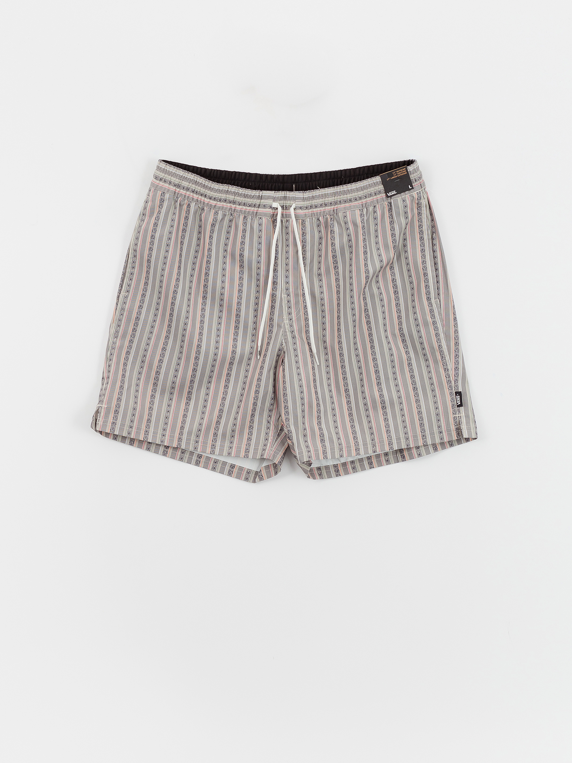 Vans Primary Stripe Elastic Boardshort (oatmeal/black)