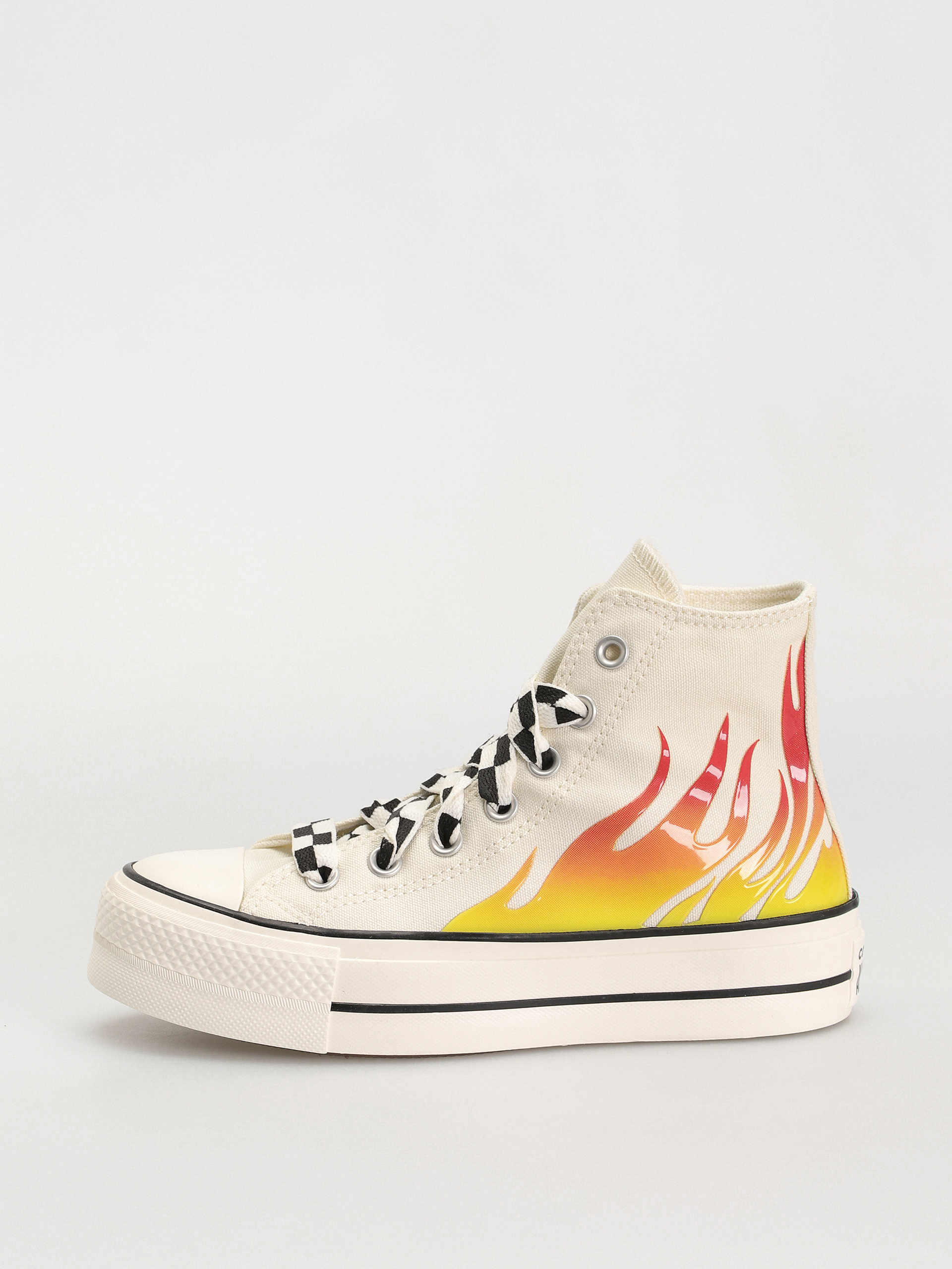 Converse Chuck Taylor All Star Lift Hi Tornacipők Wmn (flames/off white)