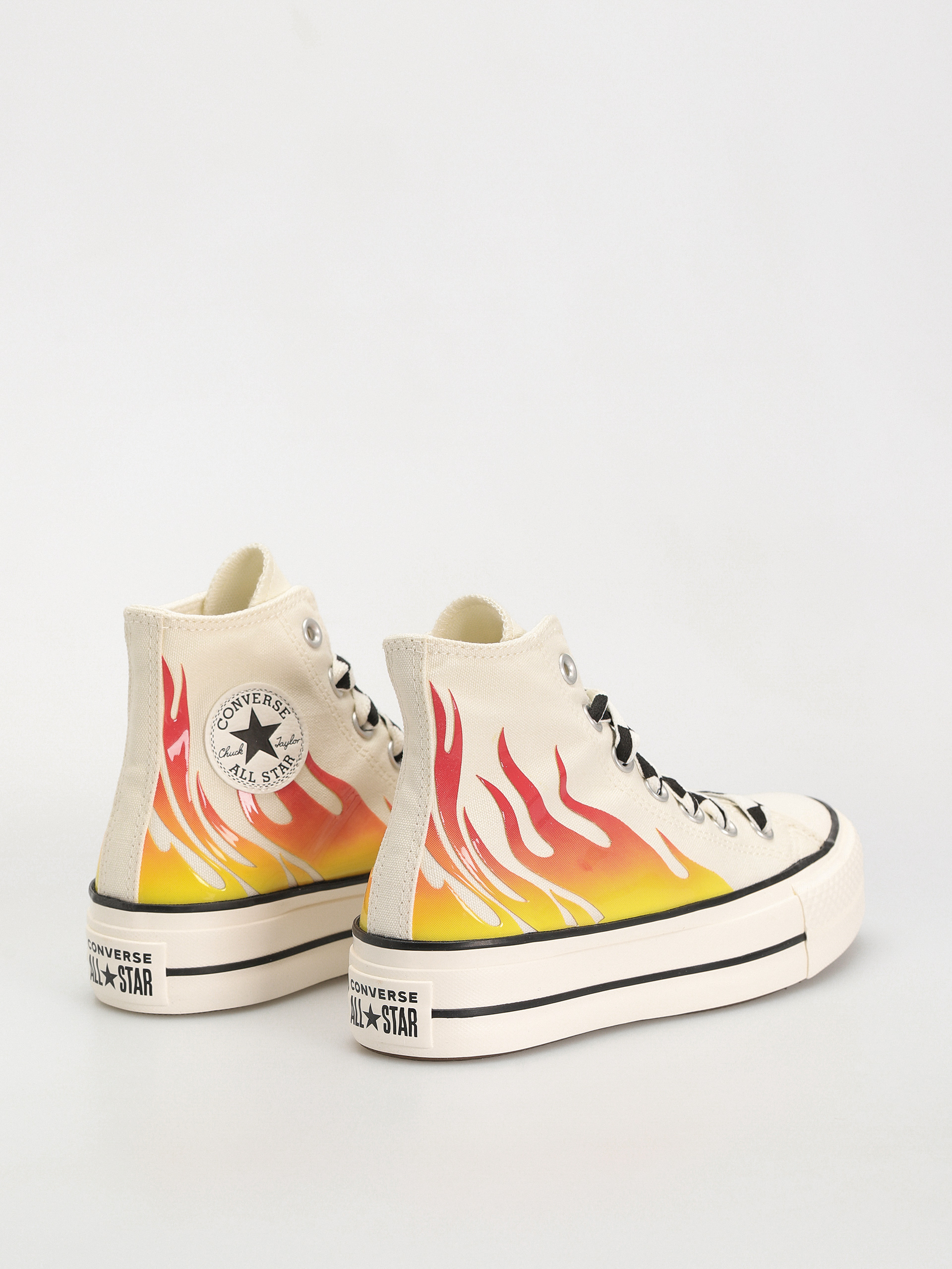 Converse Chuck Taylor All Star Lift Hi Tornacipők Wmn (flames/off white)