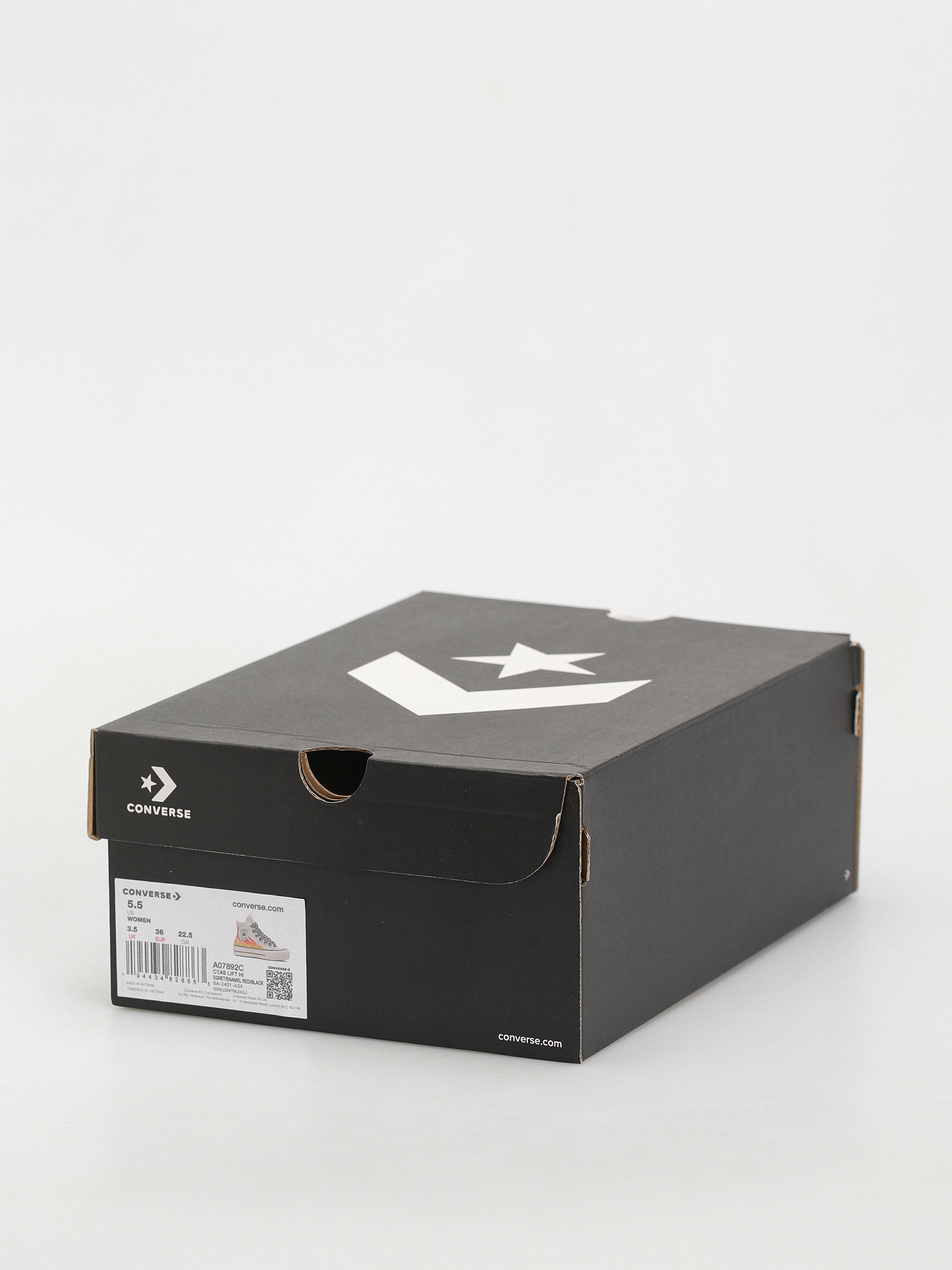 Converse Chuck Taylor All Star Lift Hi Tornacipők Wmn (flames/off white)