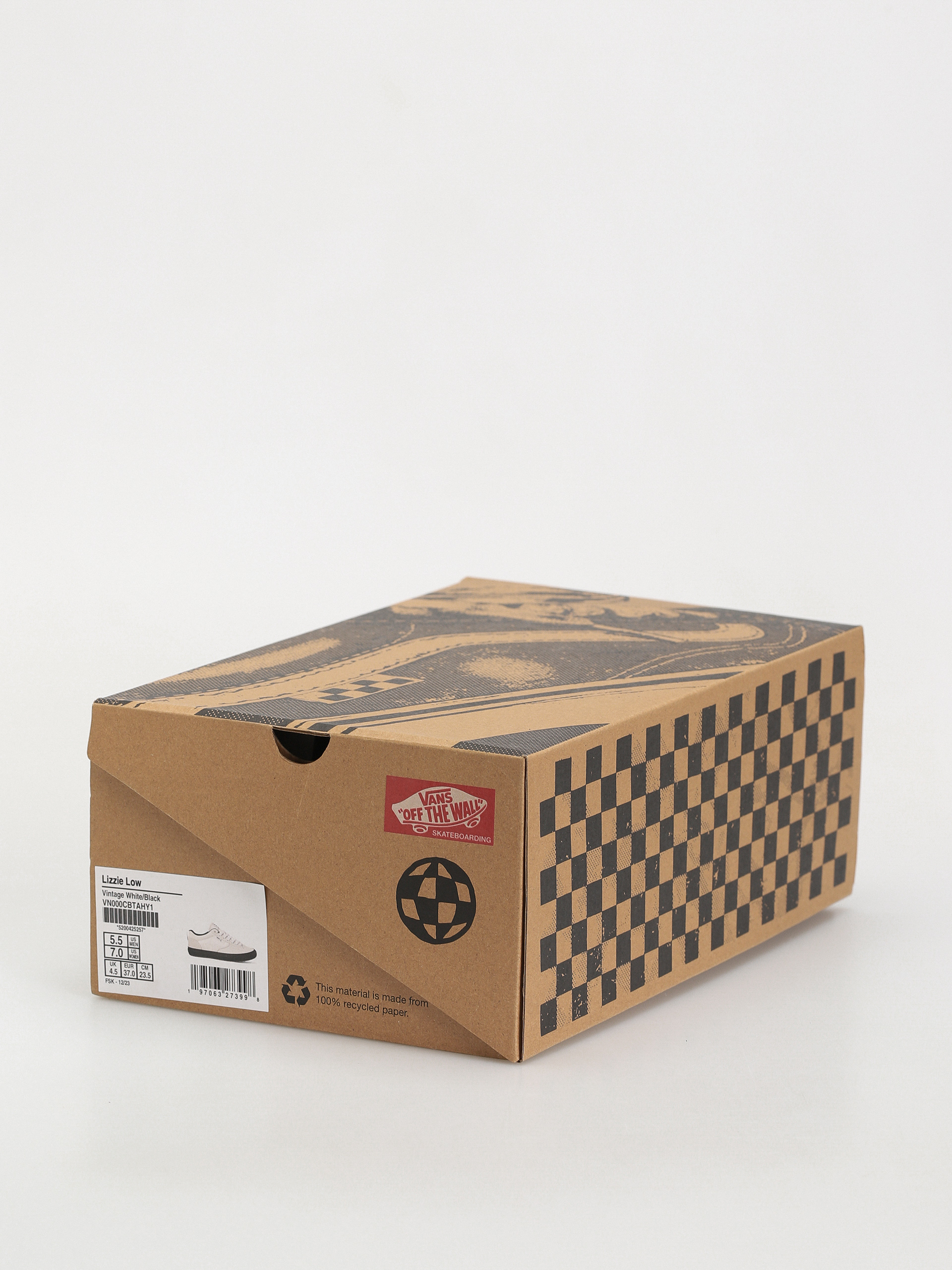 Cipők Vans Lizzie Low (vintage white/black)