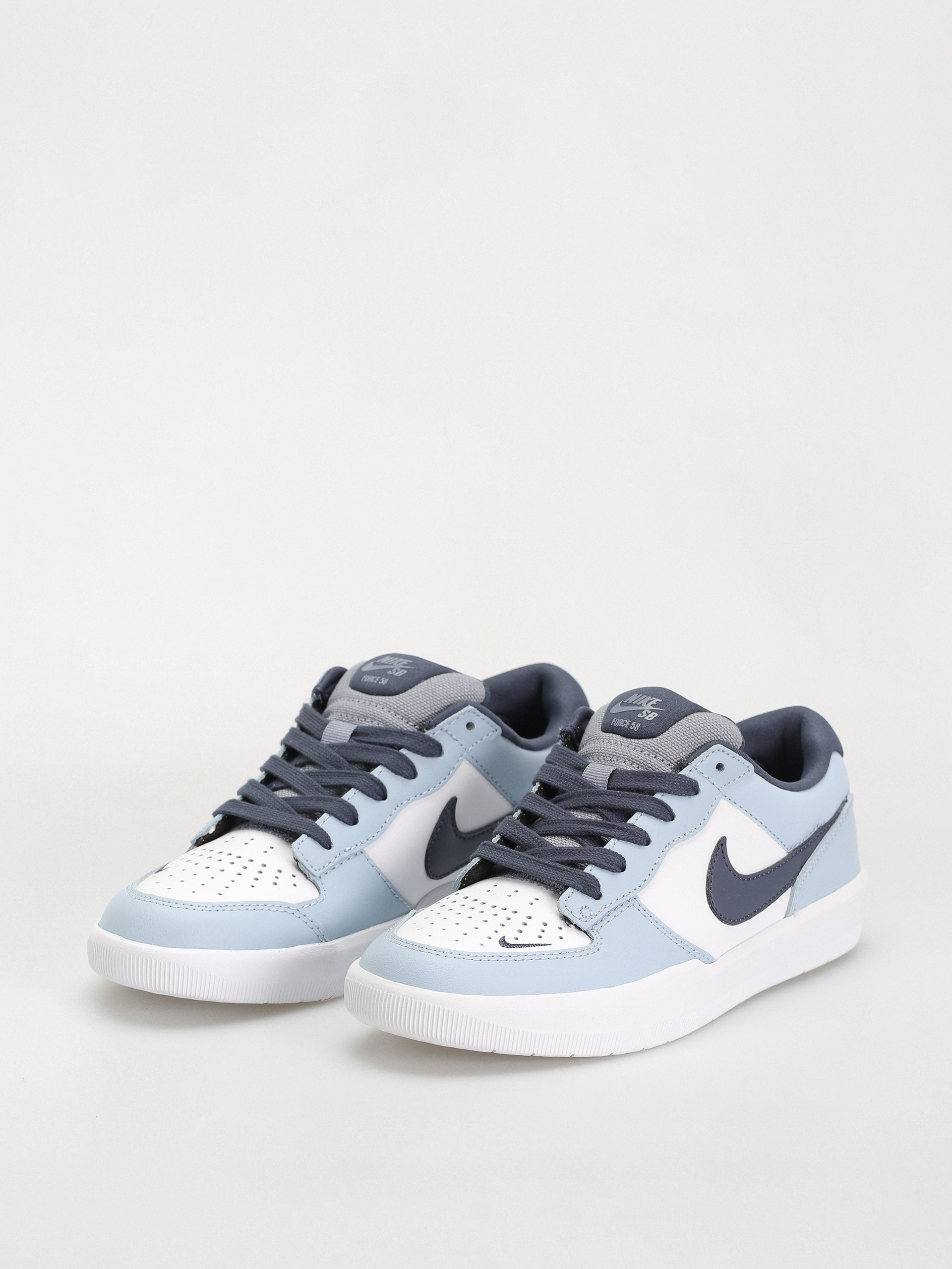 Nike SB Force 58 Prm L Cipők (white/thunder blue white ashen slate)