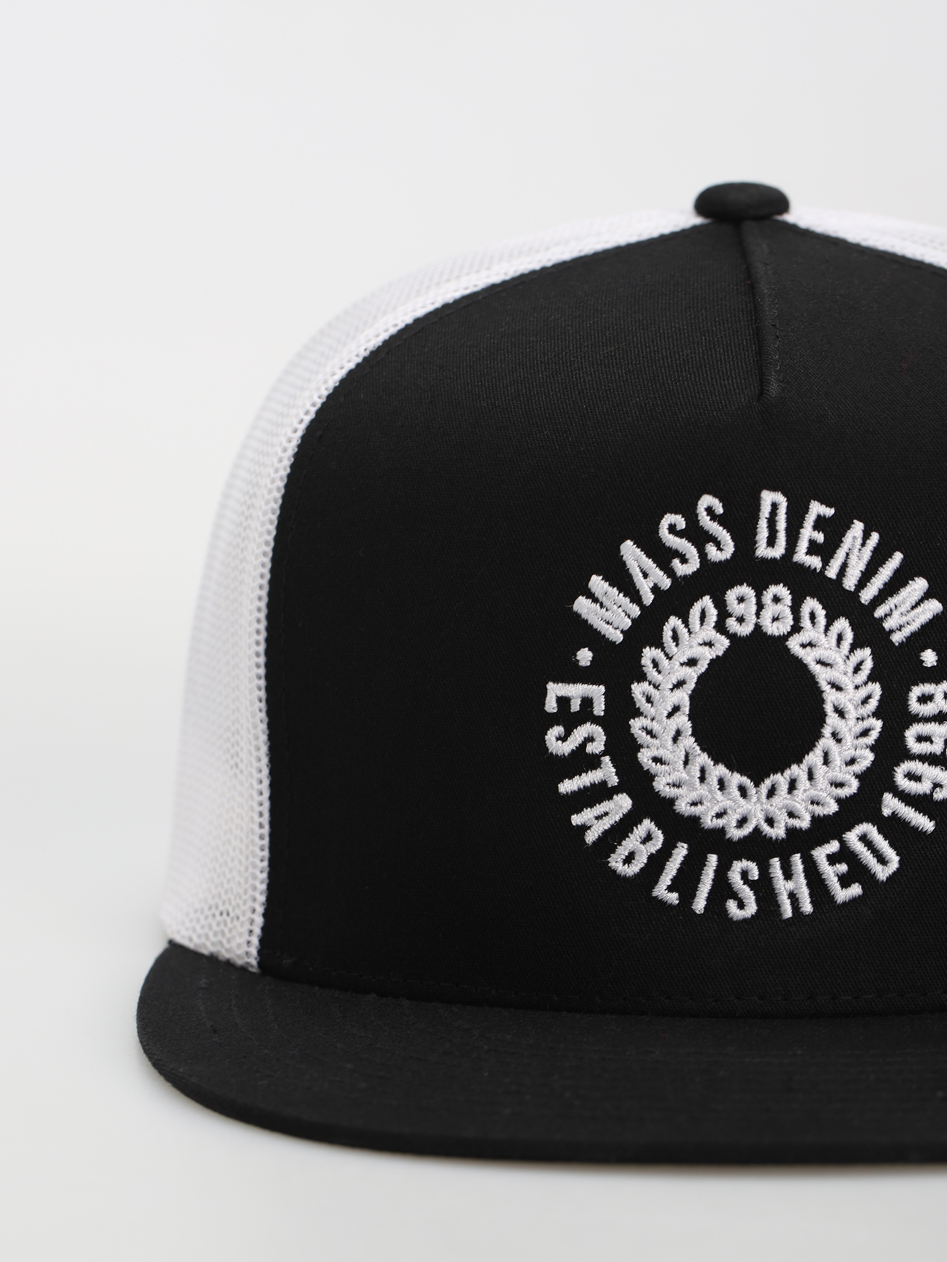 MassDnm Elementary Baseball sapka (black/white)