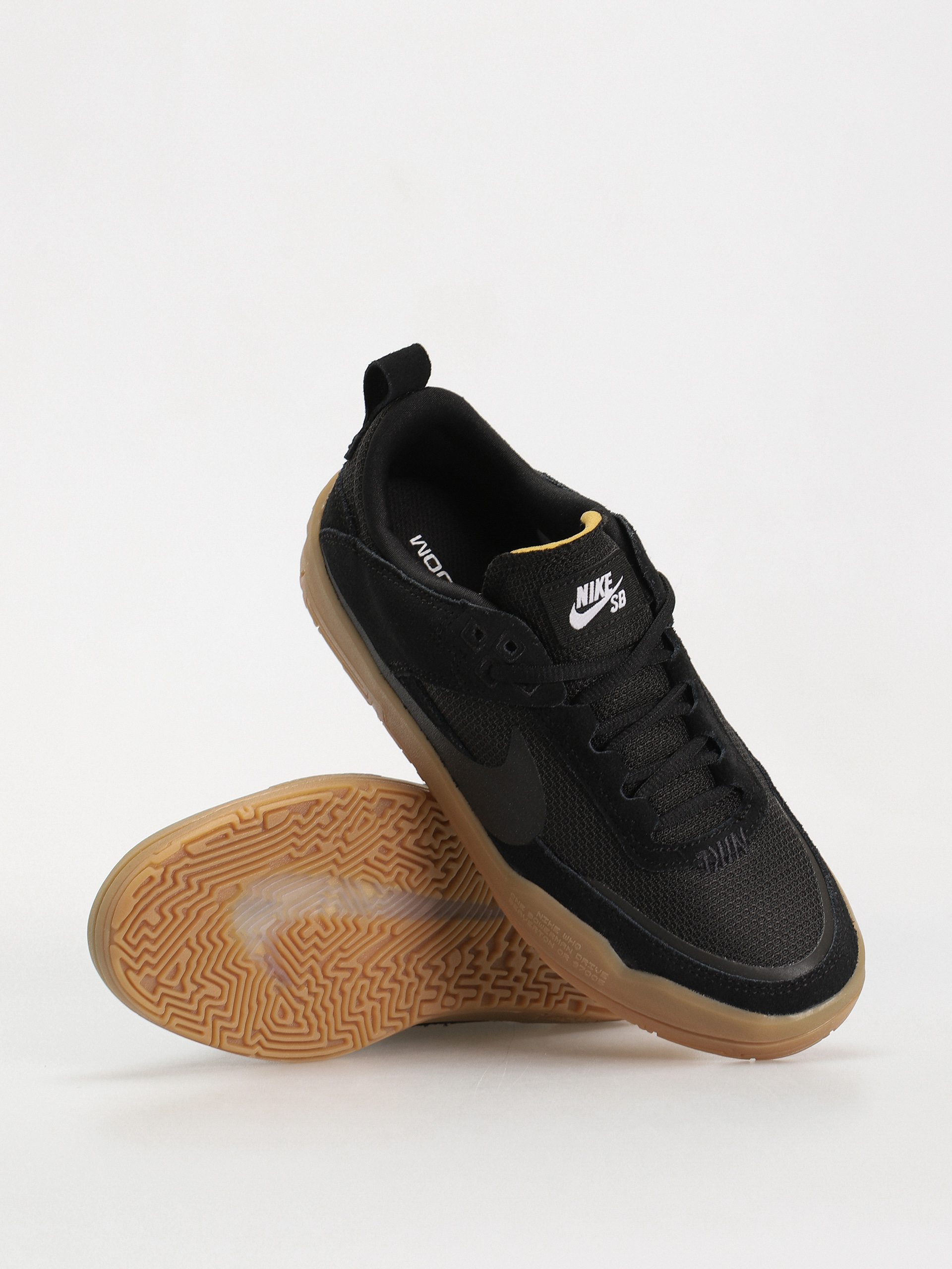 Nike SB Day One JR Cipők (black/black gum light brown white)