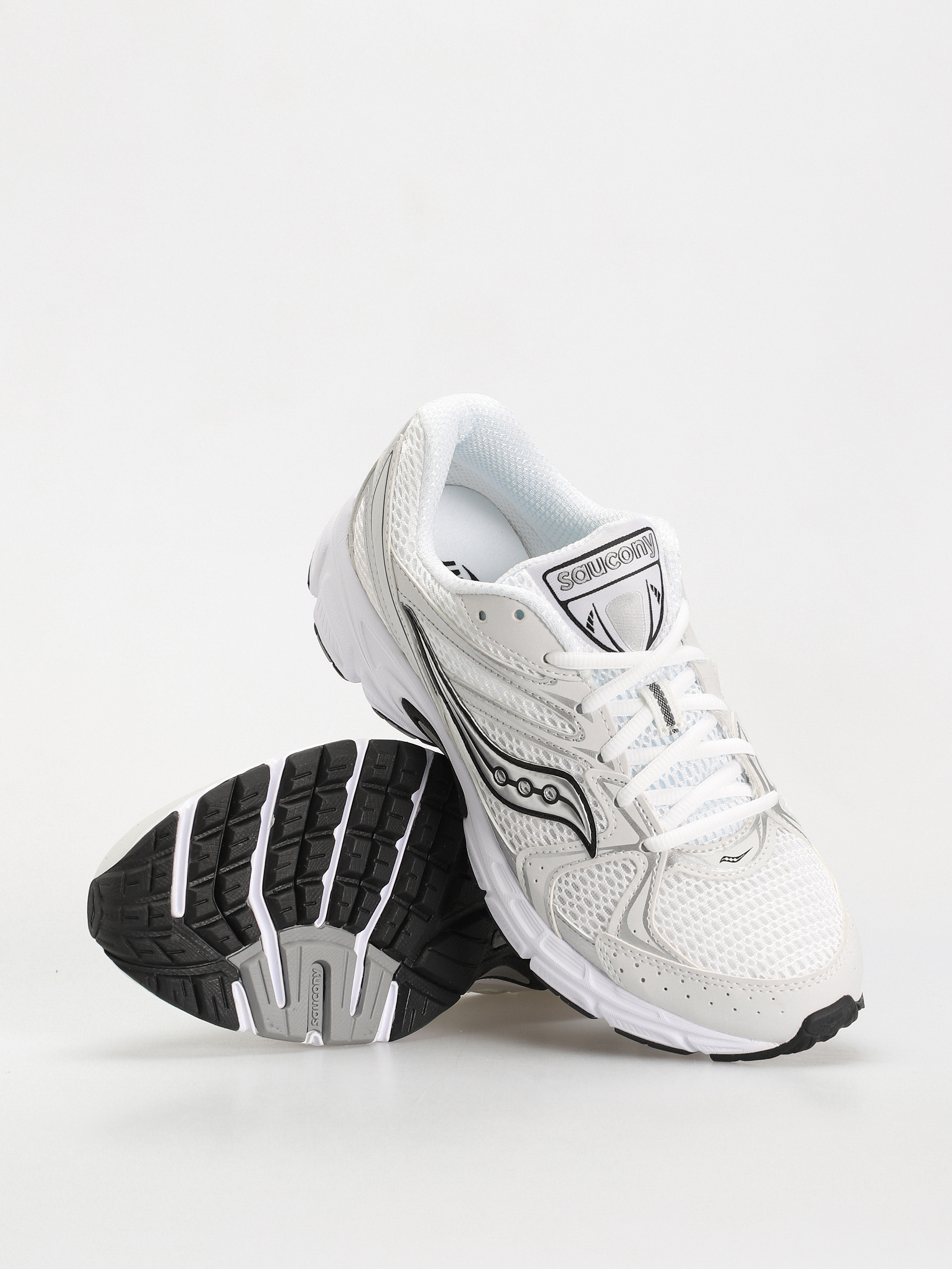 Saucony Grid Ride Millennium Cipők (white/silver)