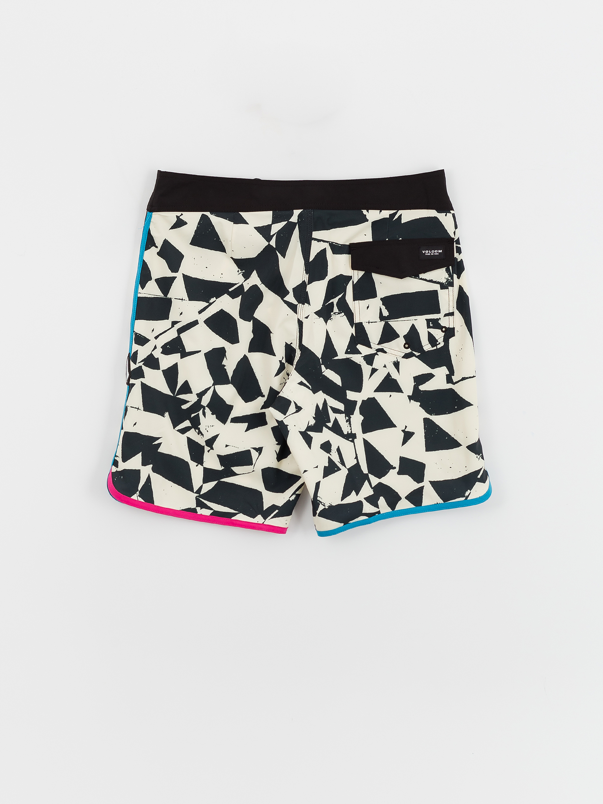 Boardshort Volcom Lido Print Scallop Mod 19 (black white)