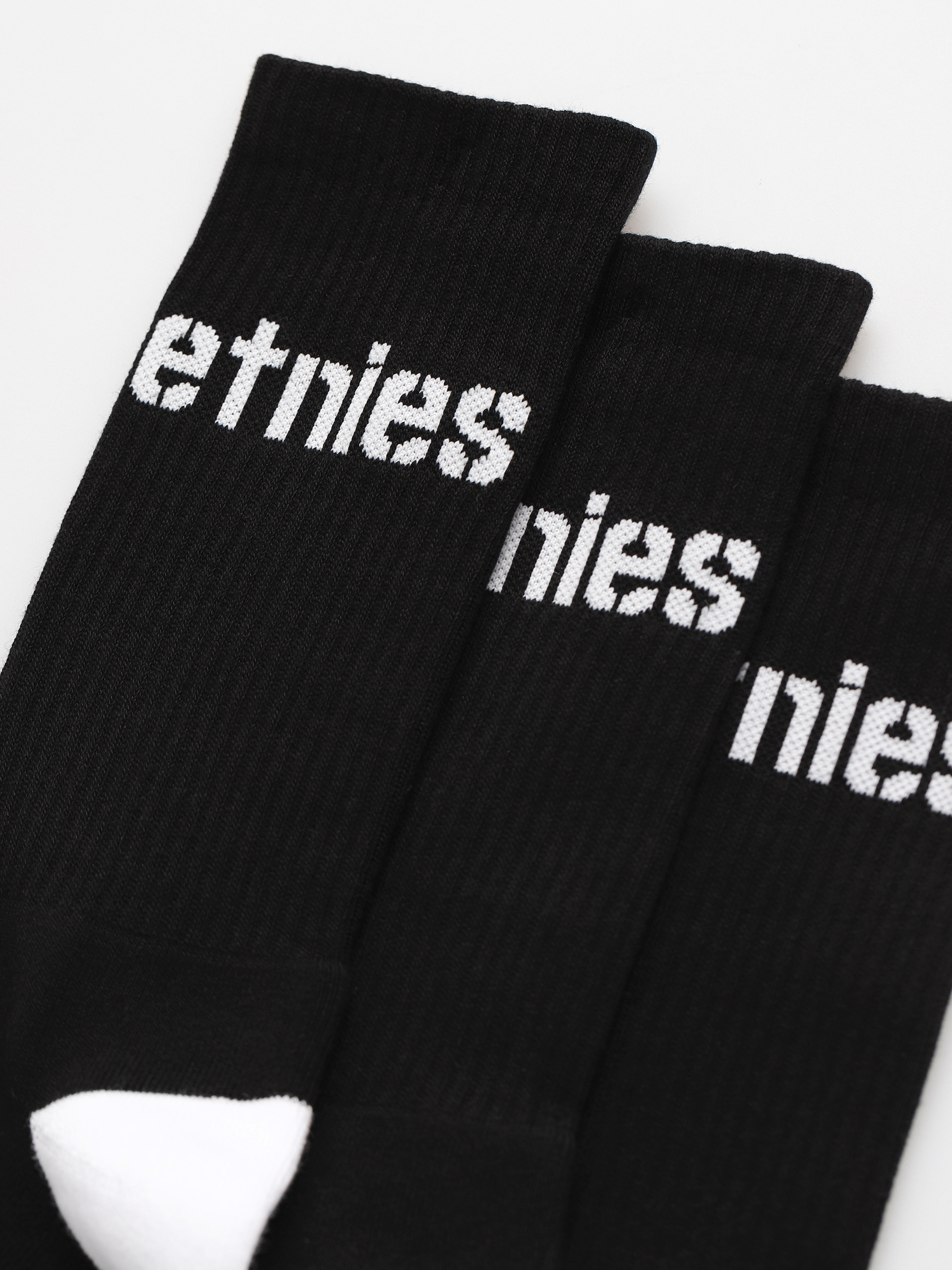 Zokni Etnies Stencil Icon  Sock 3 Pck (black)