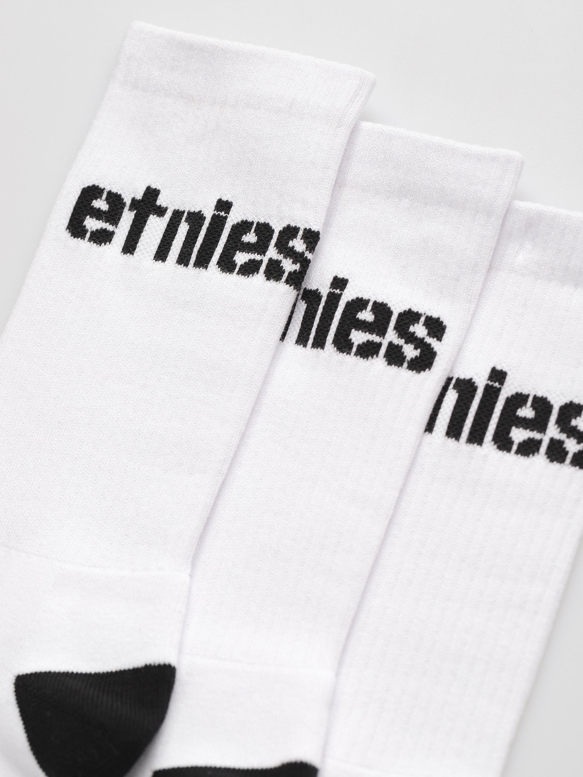 Zokni Etnies Stencil Icon  Sock 3 Pck (white)