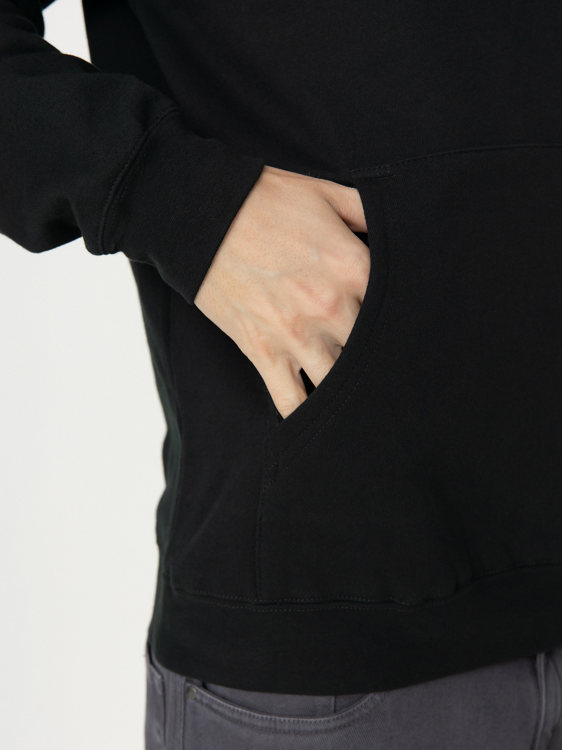 Kapucnis pulóver Spitfire Decay Flyng Cls HD (black)