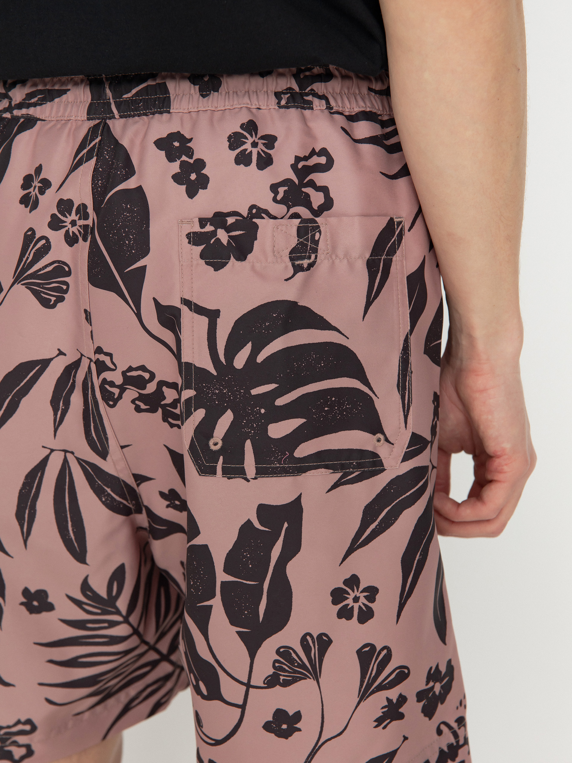 Carhartt WIP Slater Swim Rövidnadrág (woodblock print/glassy pink)