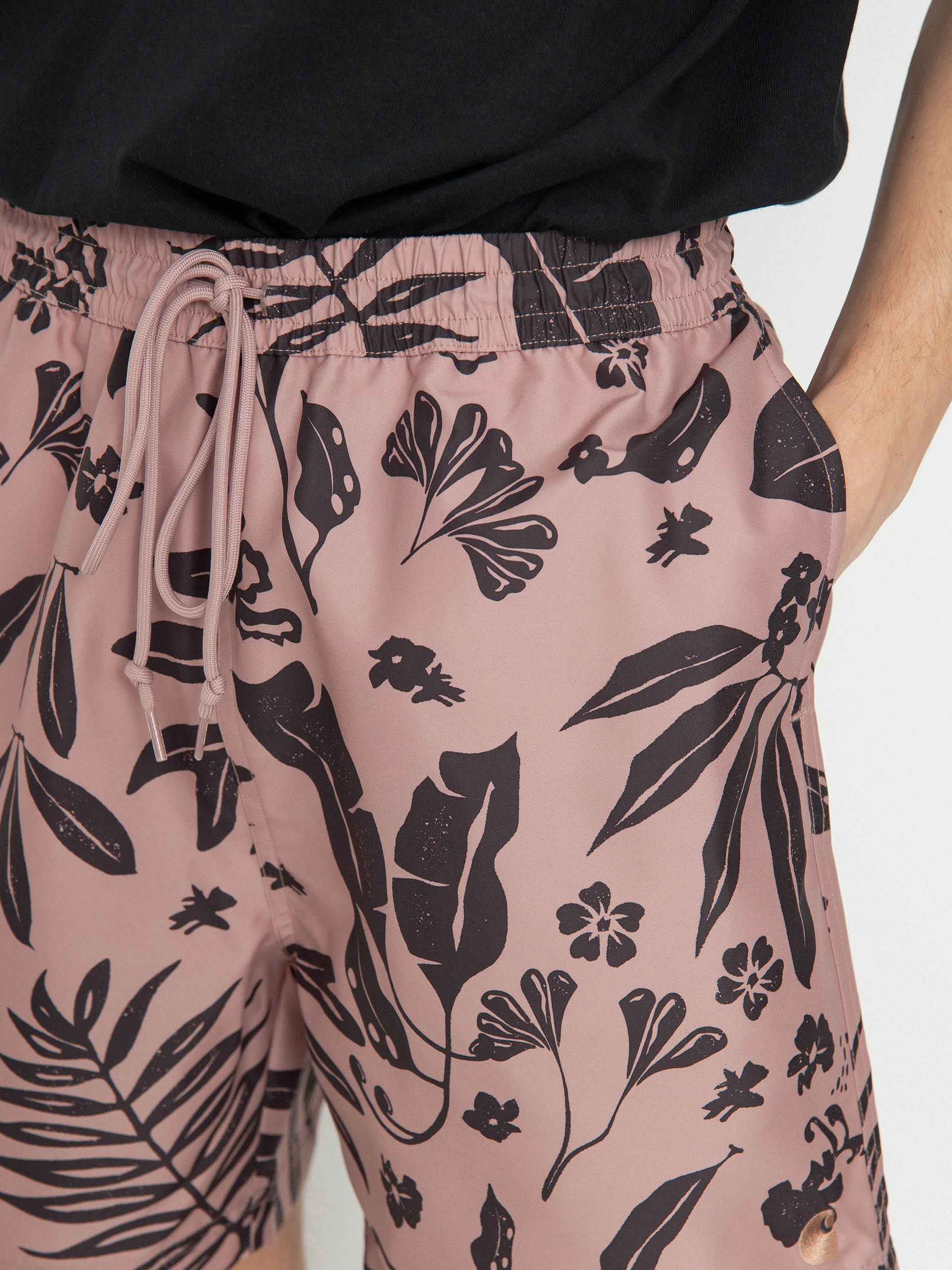 Carhartt WIP Slater Swim Rövidnadrág (woodblock print/glassy pink)