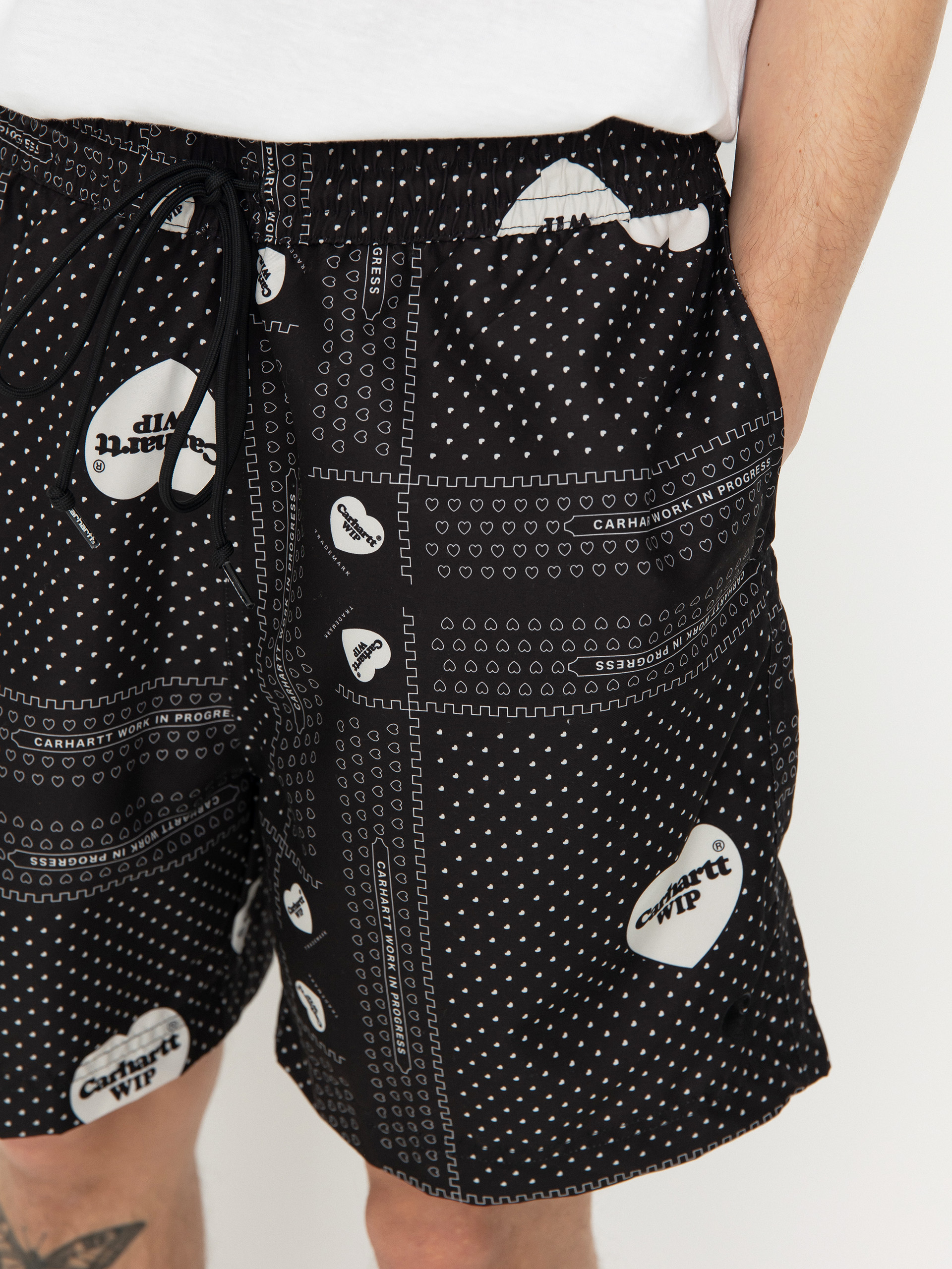 Carhartt WIP Slater Swim Rövidnadrág (heart bandana print/black)