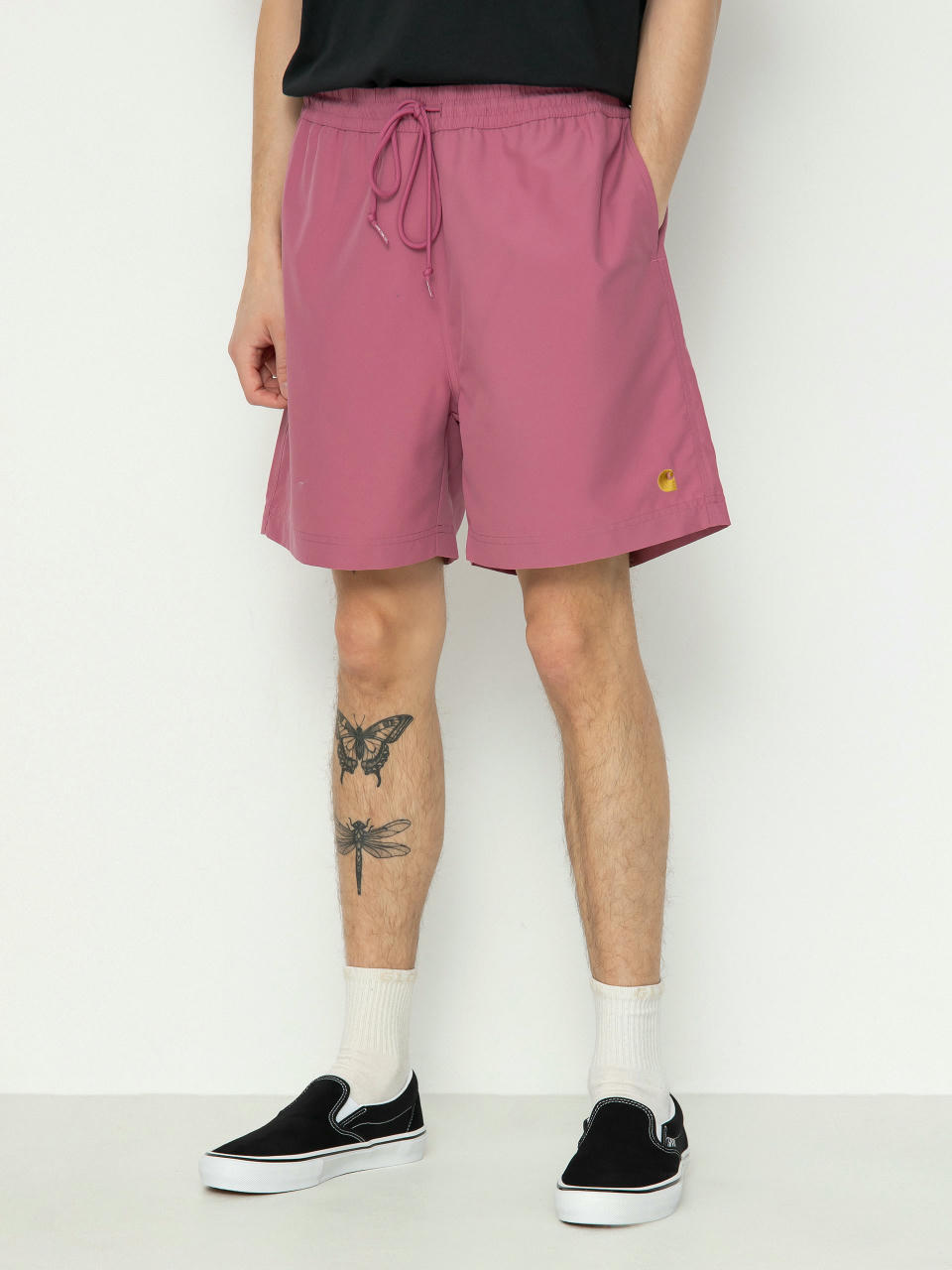 Carhartt WIP Chase Swim Rövidnadrág (magenta/gold)