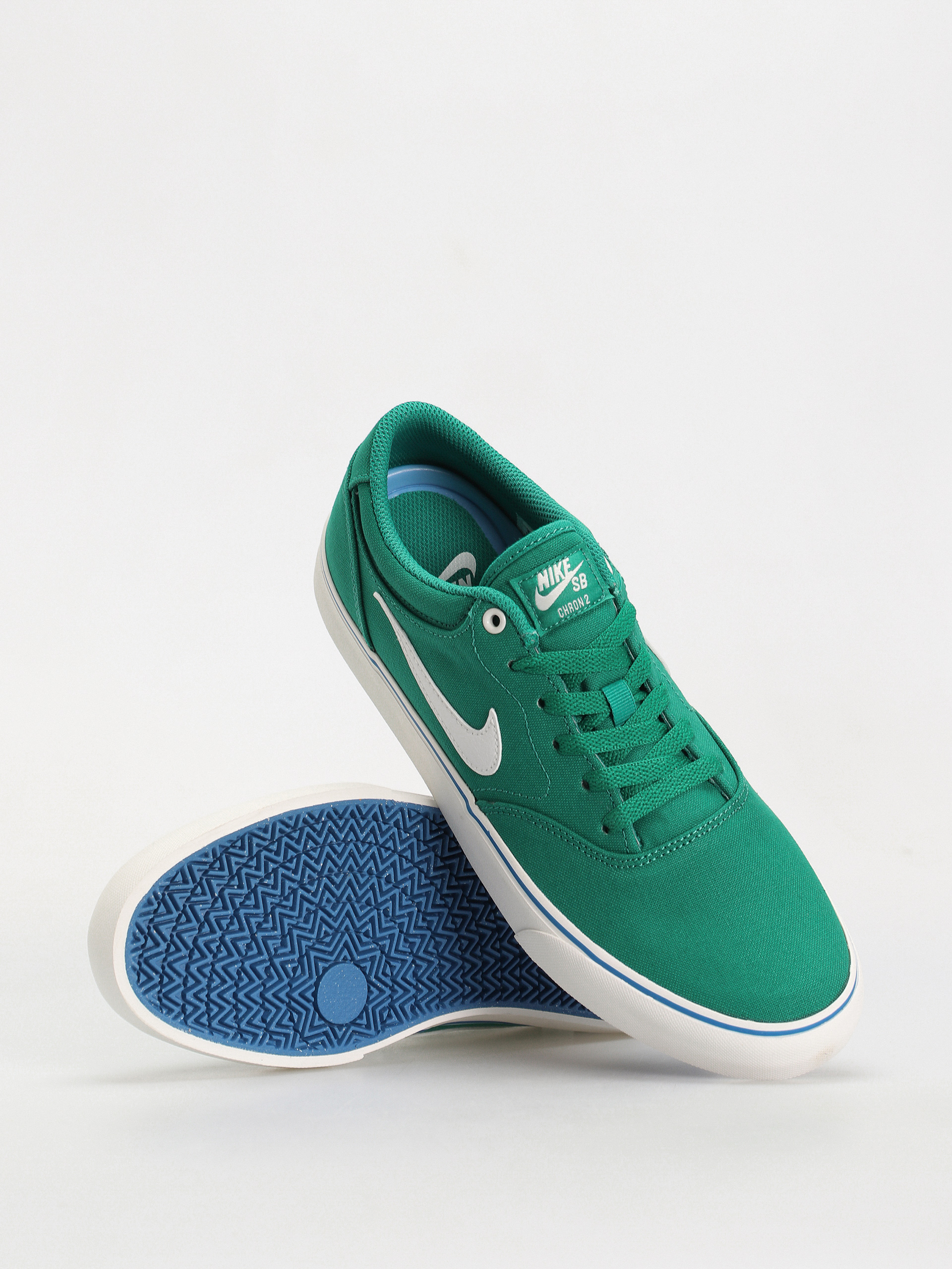 Nike SB Chron 2 Canvas Cipők (malachite/summit white malachite)