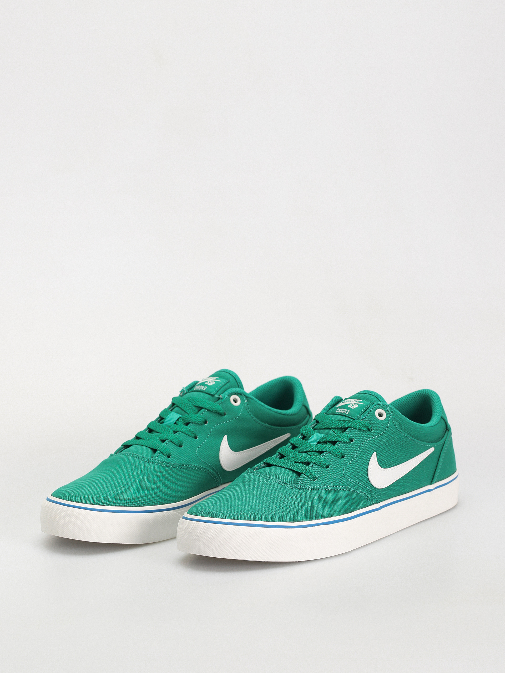 Nike SB Chron 2 Canvas Cipők (malachite/summit white malachite)