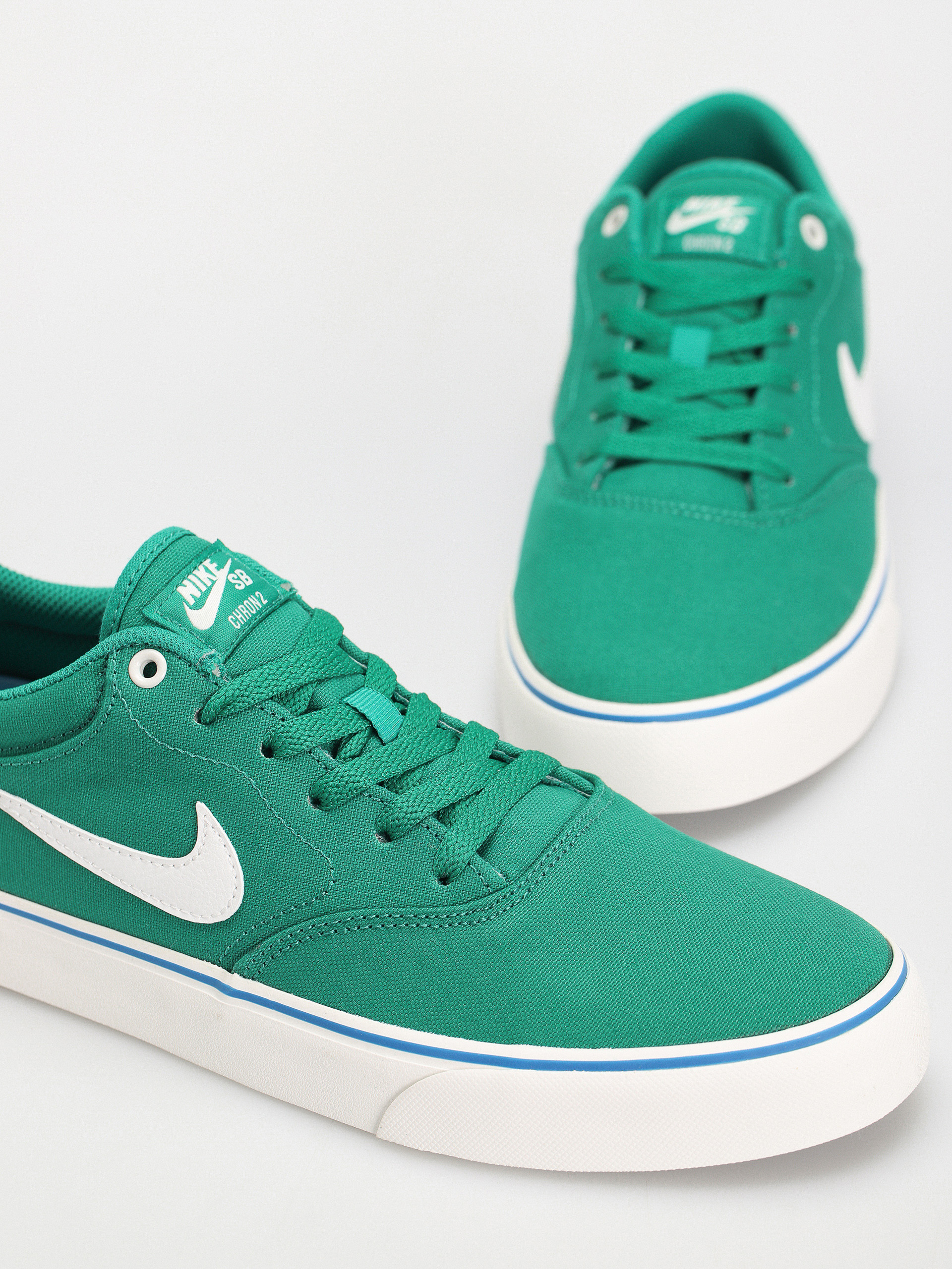 Nike SB Chron 2 Canvas Cipők (malachite/summit white malachite)