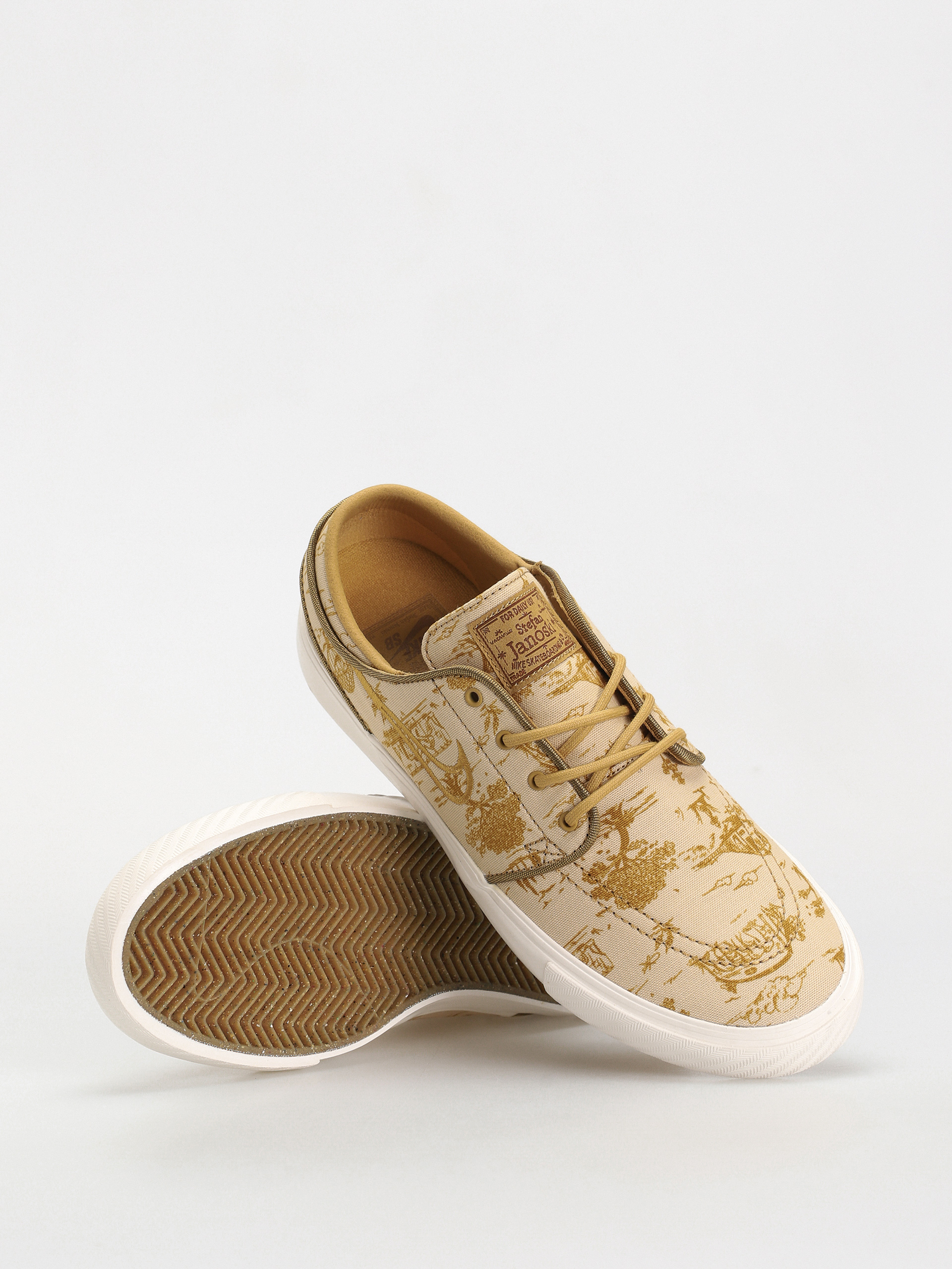 Nike SB Zoom Janoski Og+ Premium Cipők (sesame/flt gold bronzine sail)