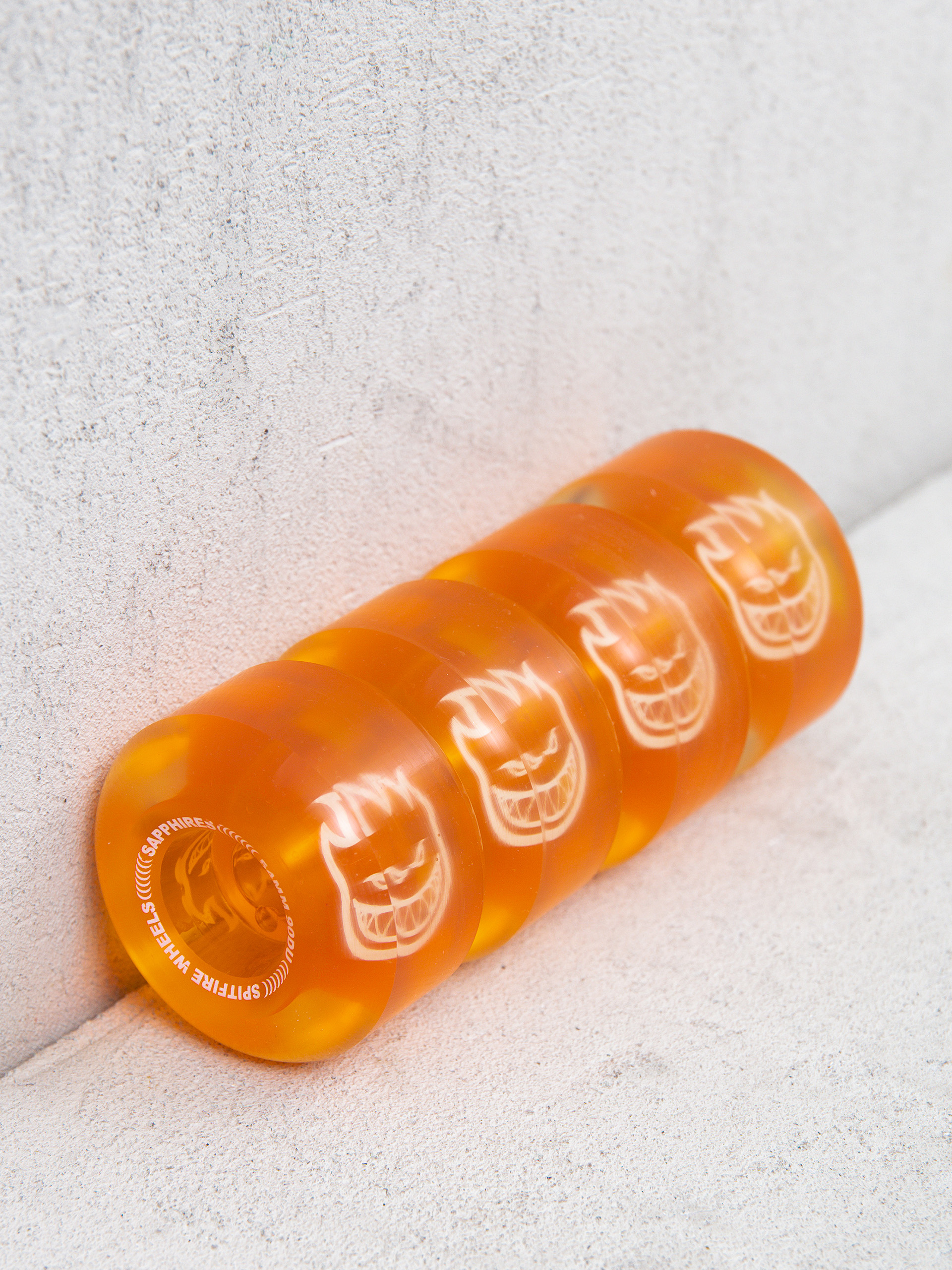 Spitfire 90D Radials Sapphire Gördeszka kerék (clear/orange)