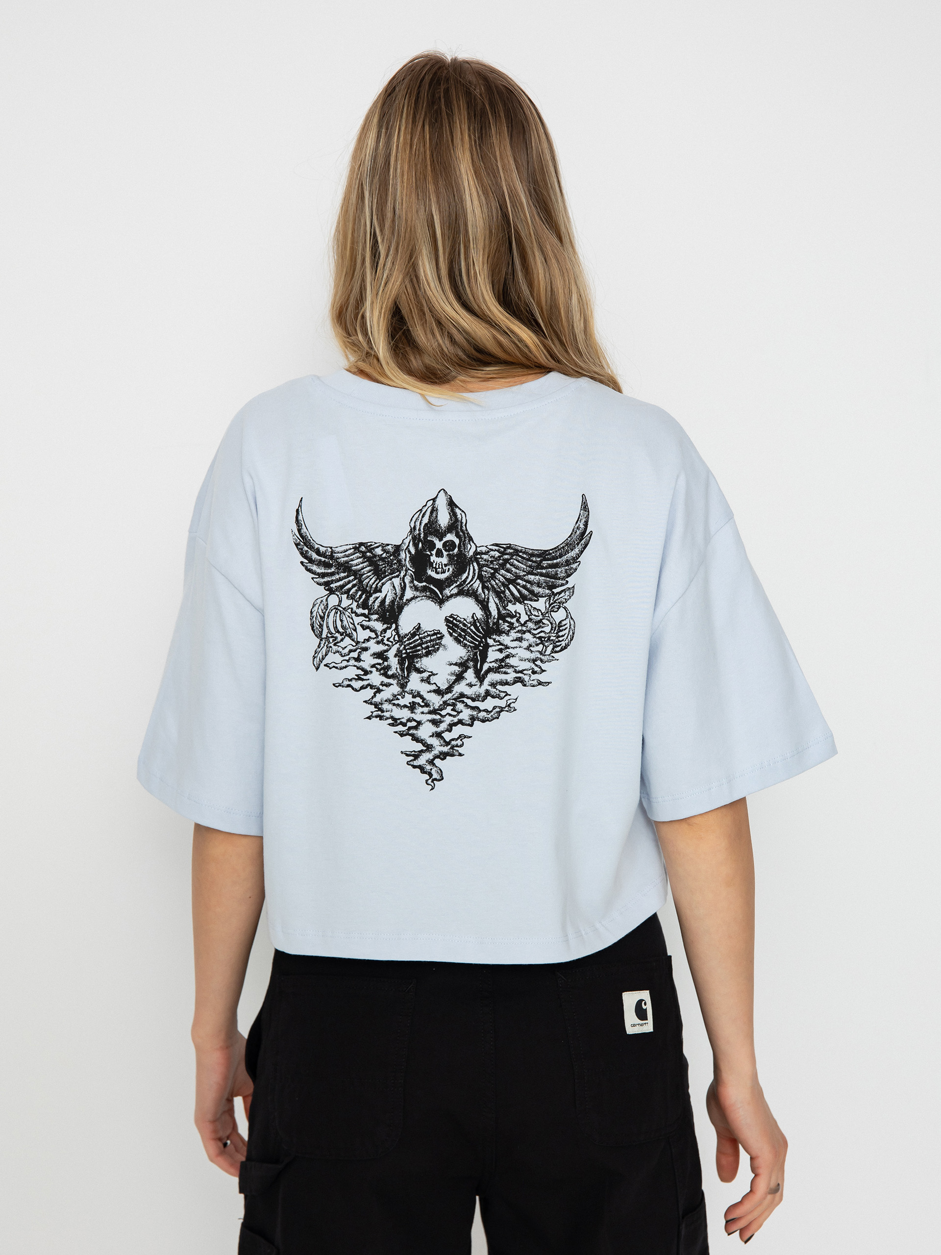 Póló Vans Vexed Relax Crop Wmn (halogen blue)