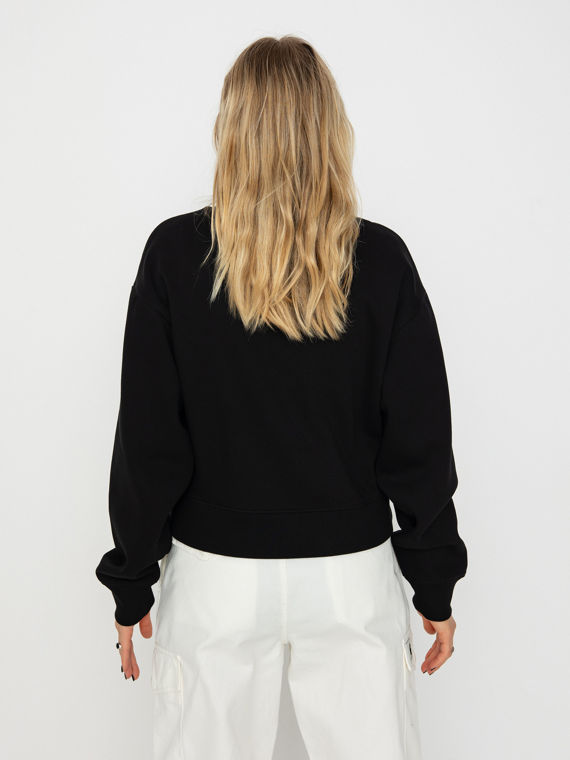 Pulóver Vans Go Anyplace Crop Crew Wmn (black)