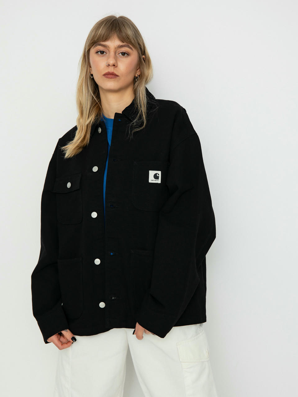 Carhartt WIP Michigan Og Wmn Dzseki (black/black rinsed)